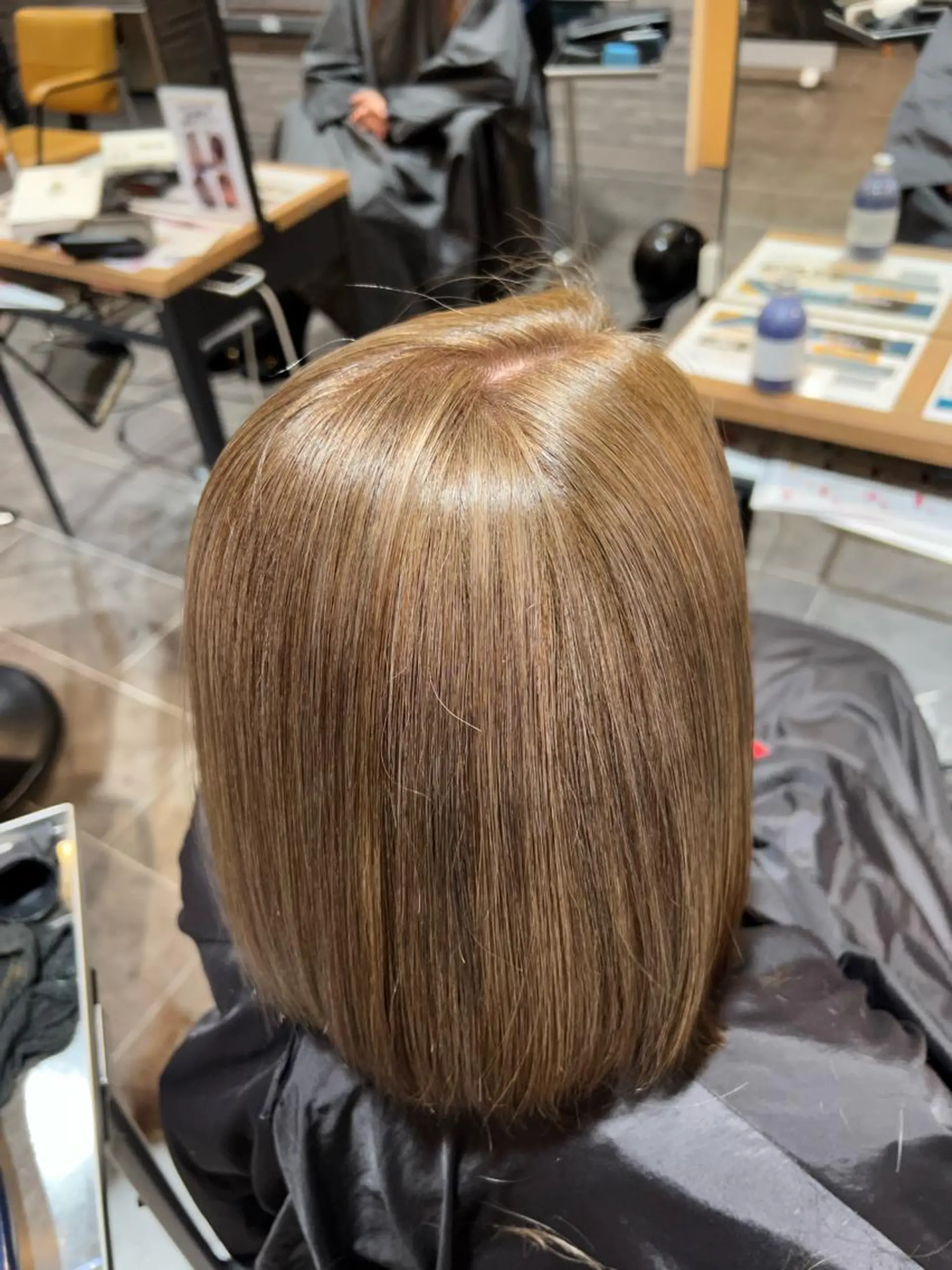 ミディアム カラー 髪質改善 ツヤ髪の匠/髪質改善 山本晃太のヘアスタイル