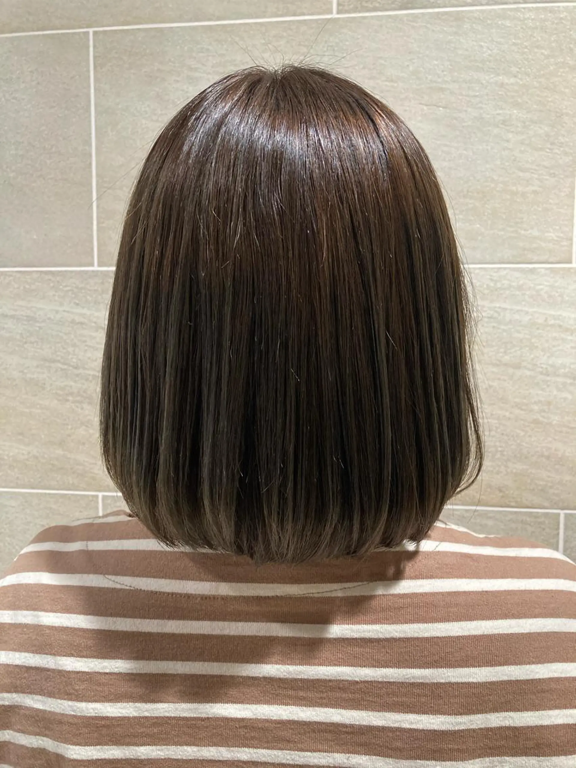 ミディアム カラー アッシュ 宮原 佳苗のヘアスタイル