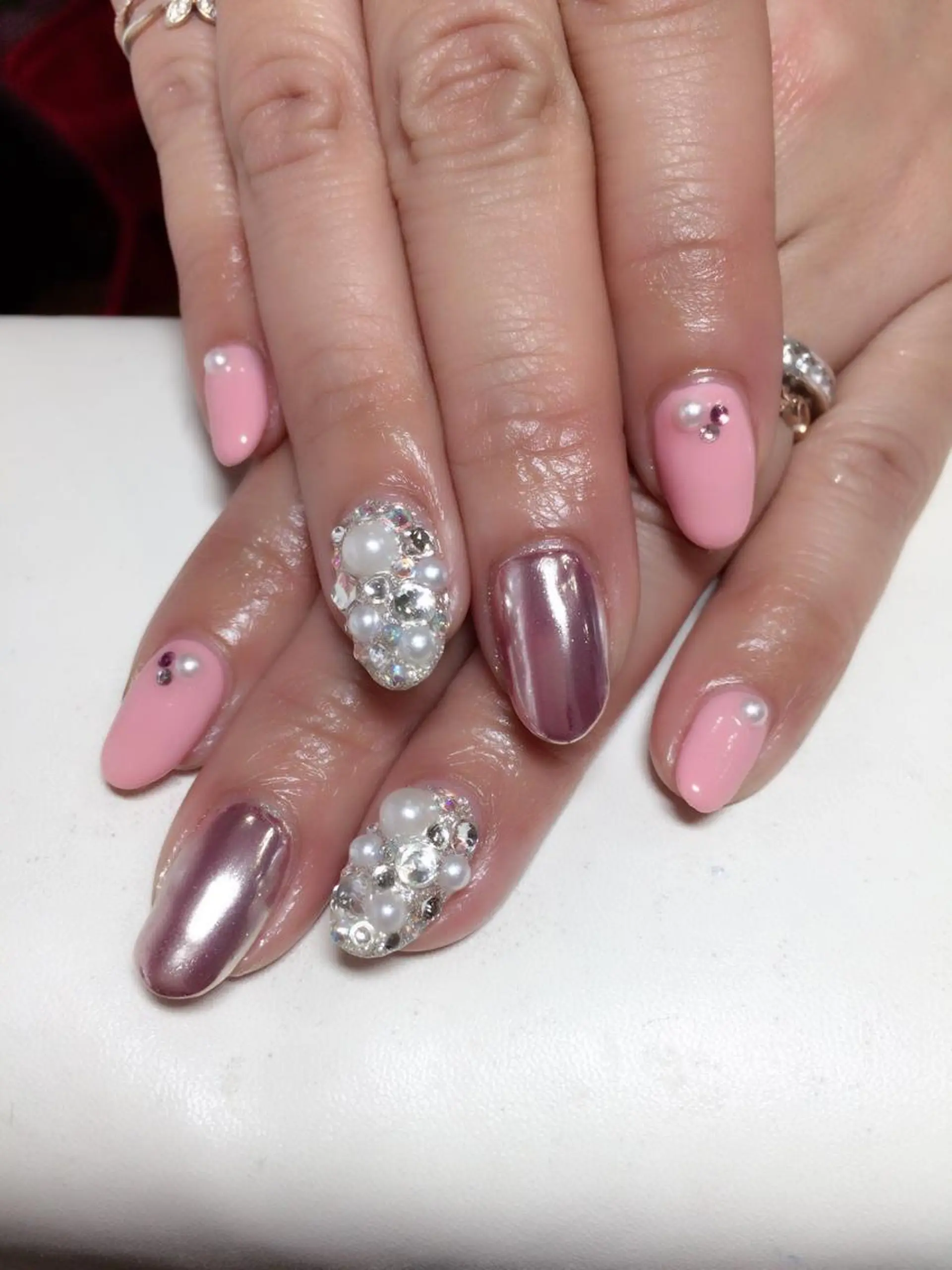 ネイル ミラーネイル Shan Nailのネイルデザイン