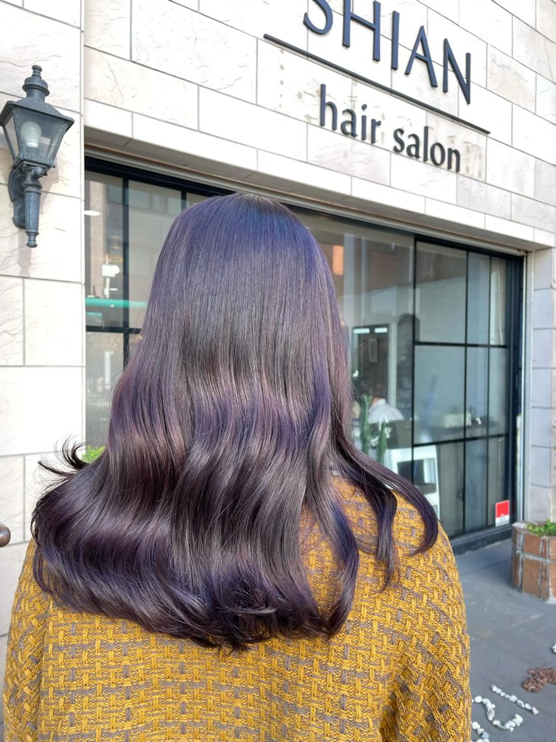 ロング カラー ヘアカラー トリートメント SHIAN橋本店 おぐちまほのヘアスタイル