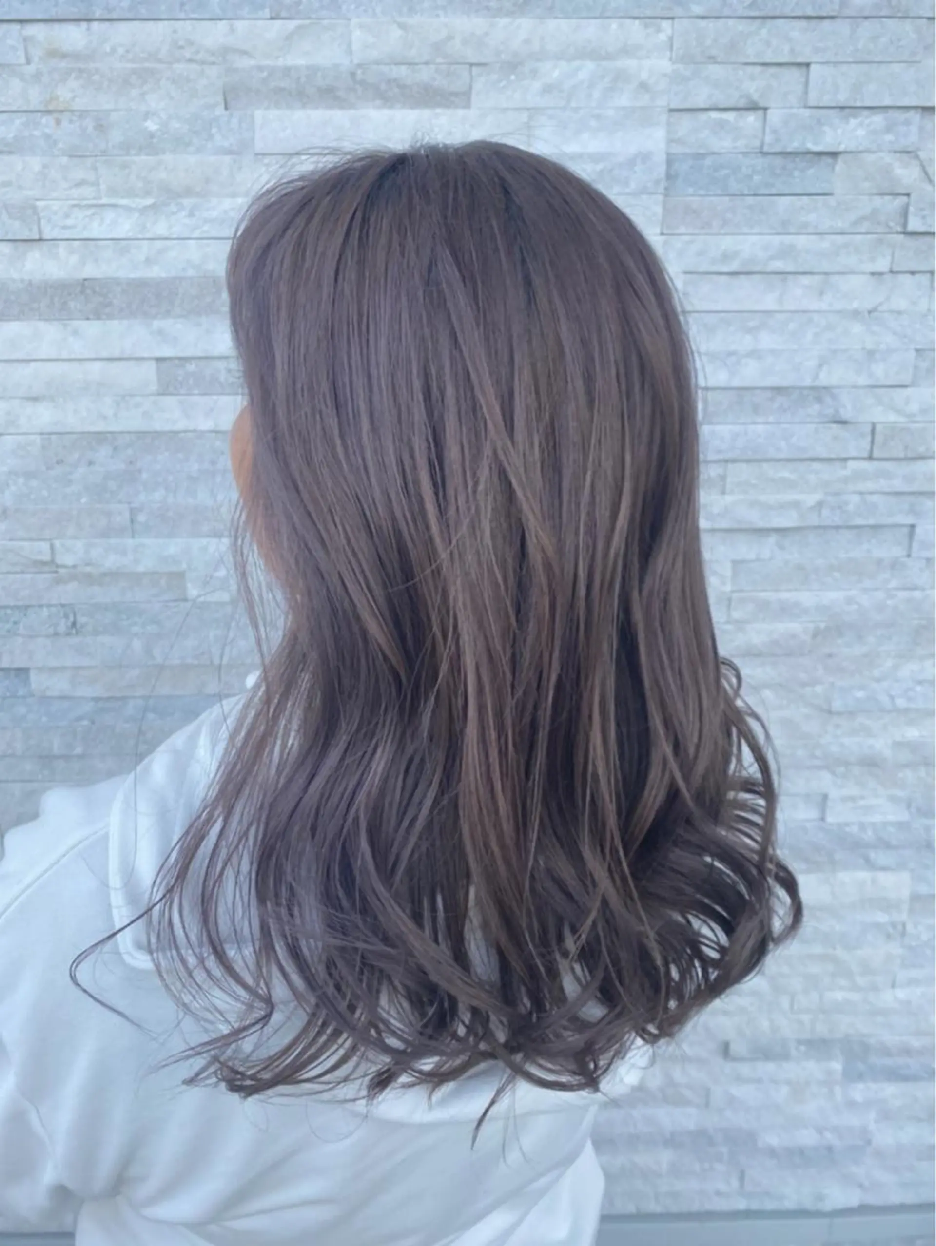 セミロング カラー 美容室 ソンリエのヘアスタイル