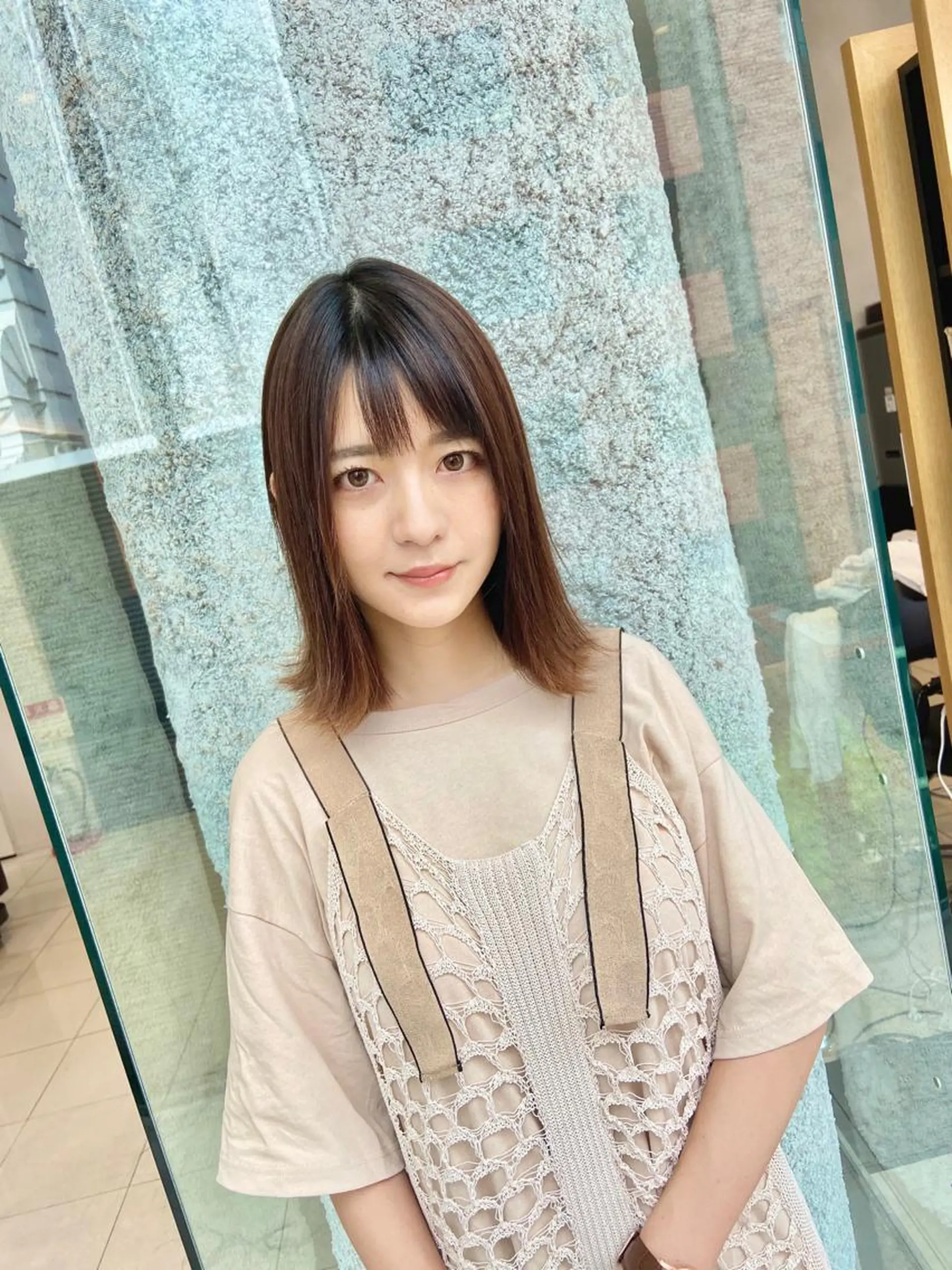 ミディアム ショート白髪染め無料 ／河瀬謙介のヘアスタイル