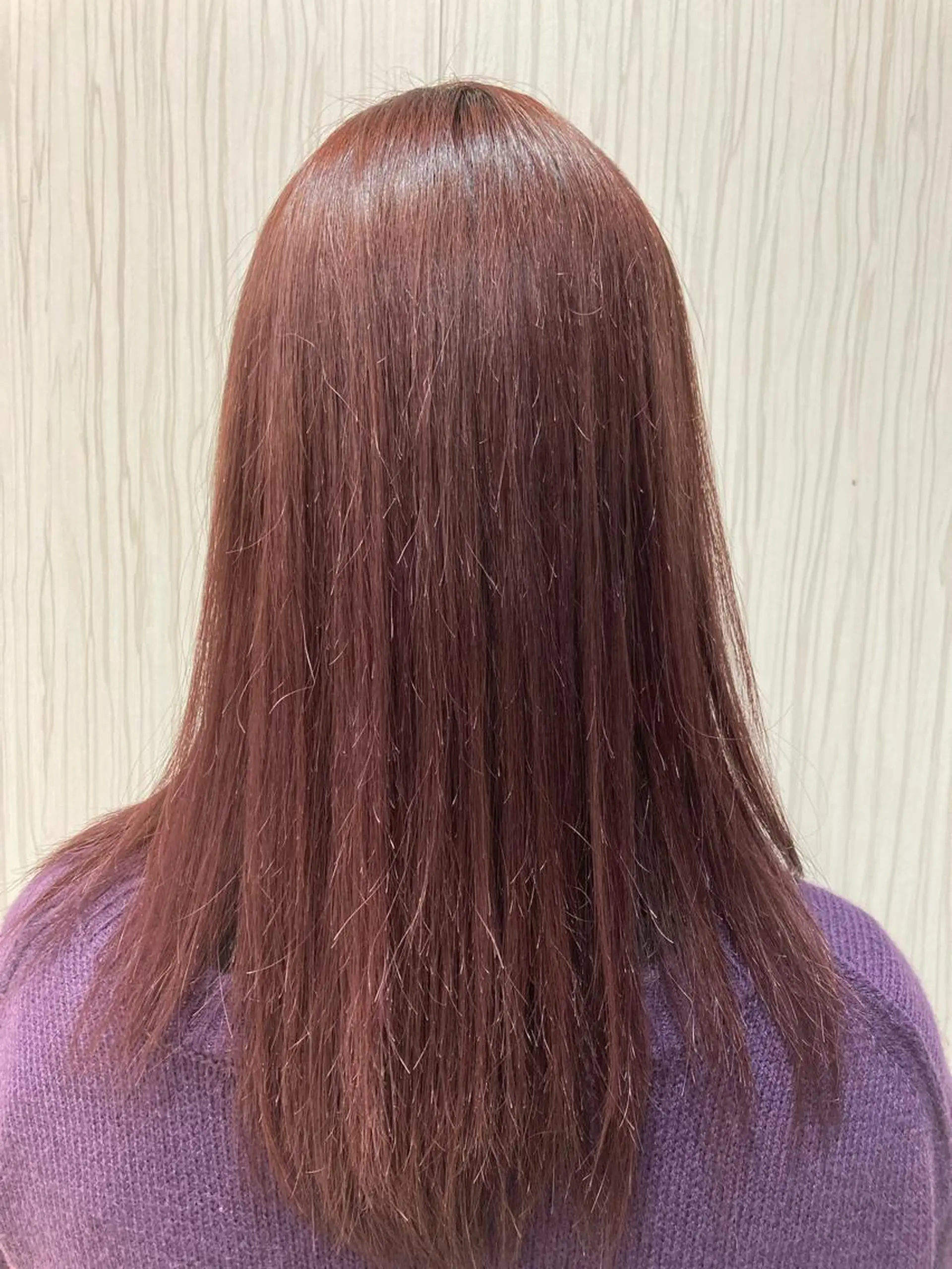 セミロング カラー カット ヘアカラー 永倉 はるかのヘアスタイル