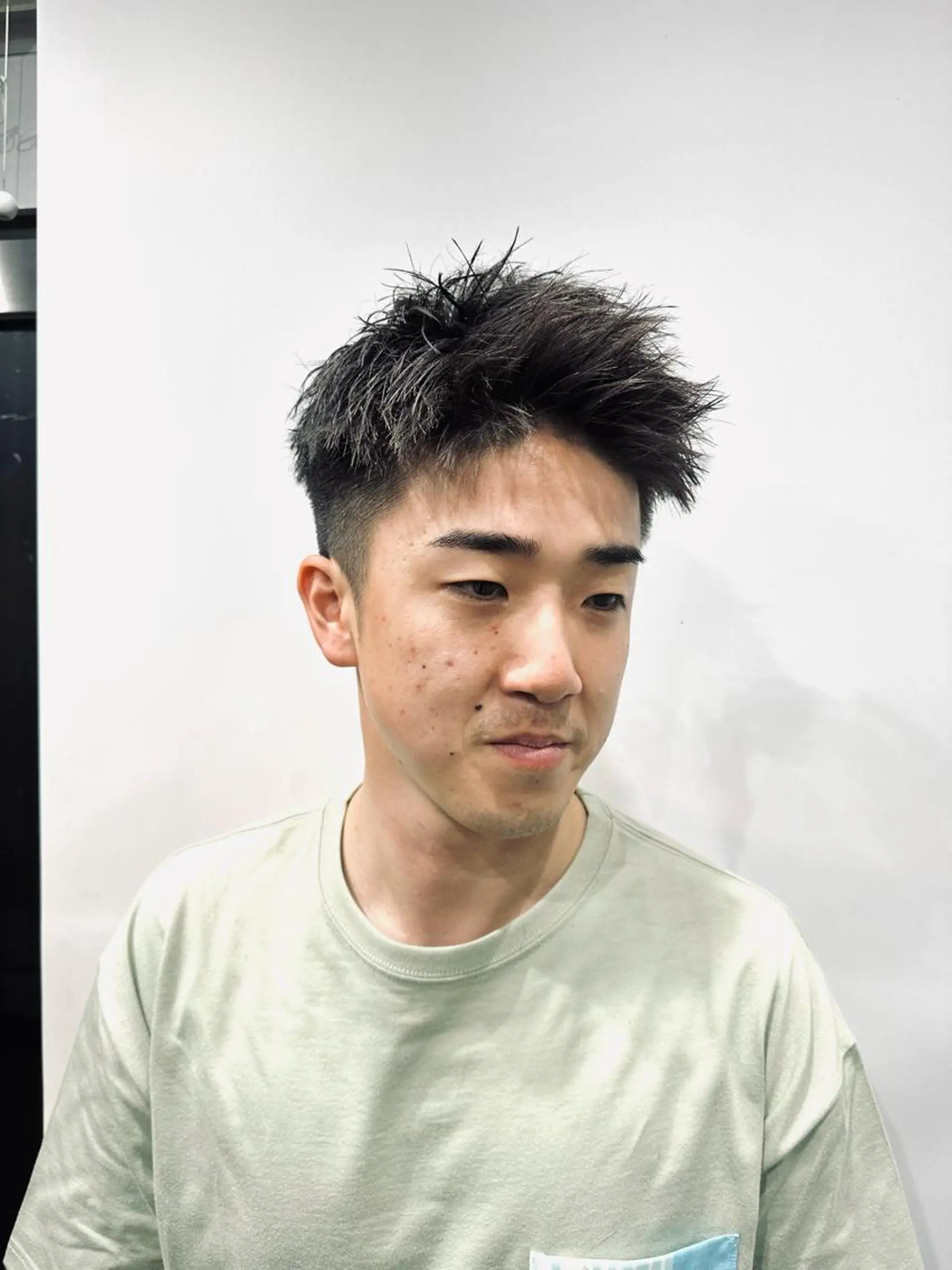 ショート メンズ スパイキーショート ショートヘア カット 💈メンズパーマ💈 ナカザワ　　リョウのヘアスタイル