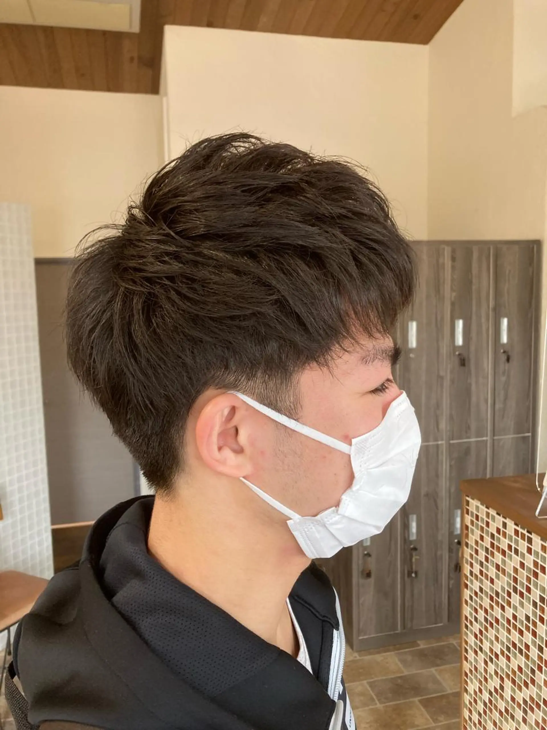 ショート メンズ 加藤 泰地のヘアスタイル