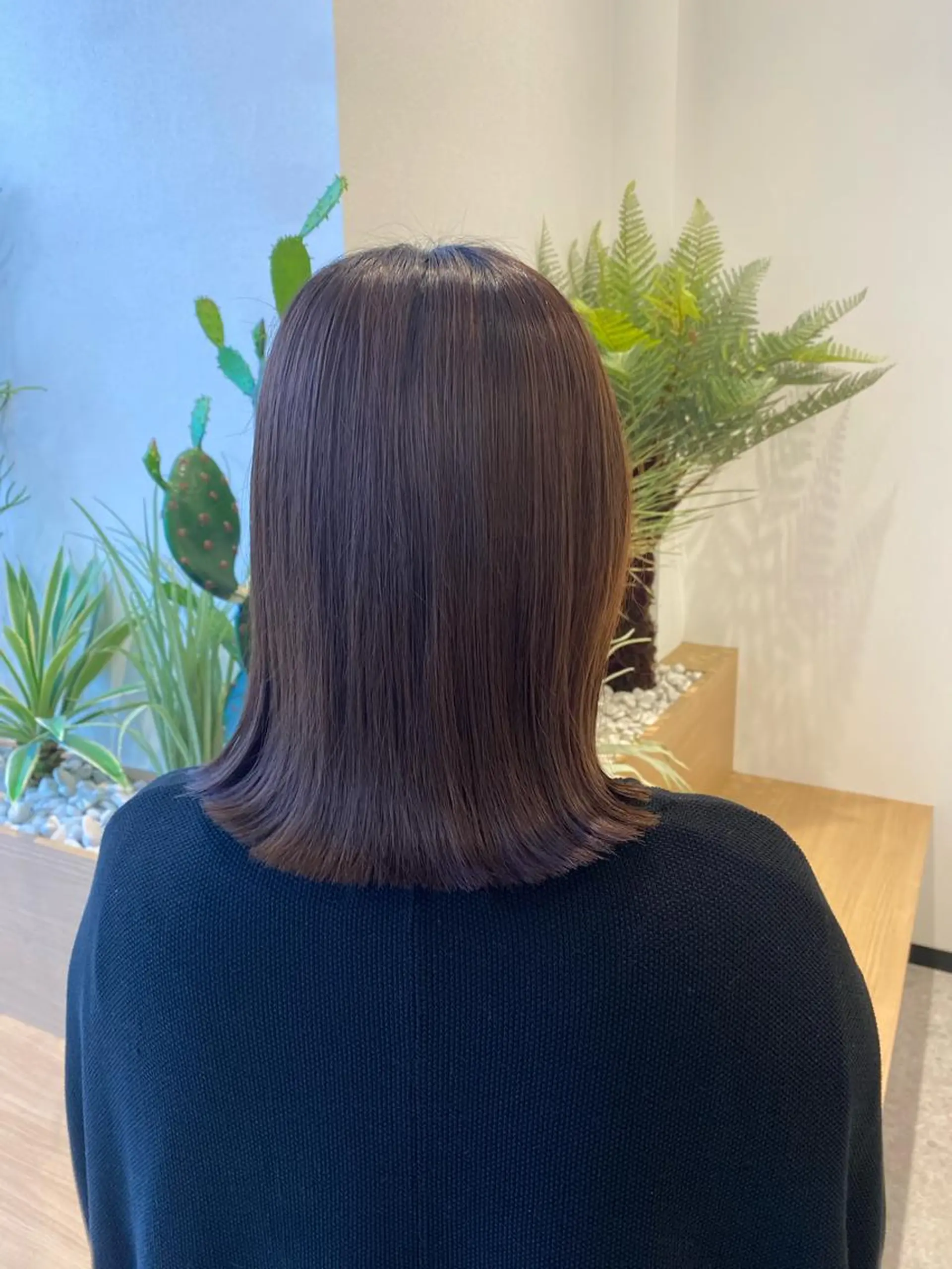 ミディアム Misaki ║ツヤカラーのヘアスタイル