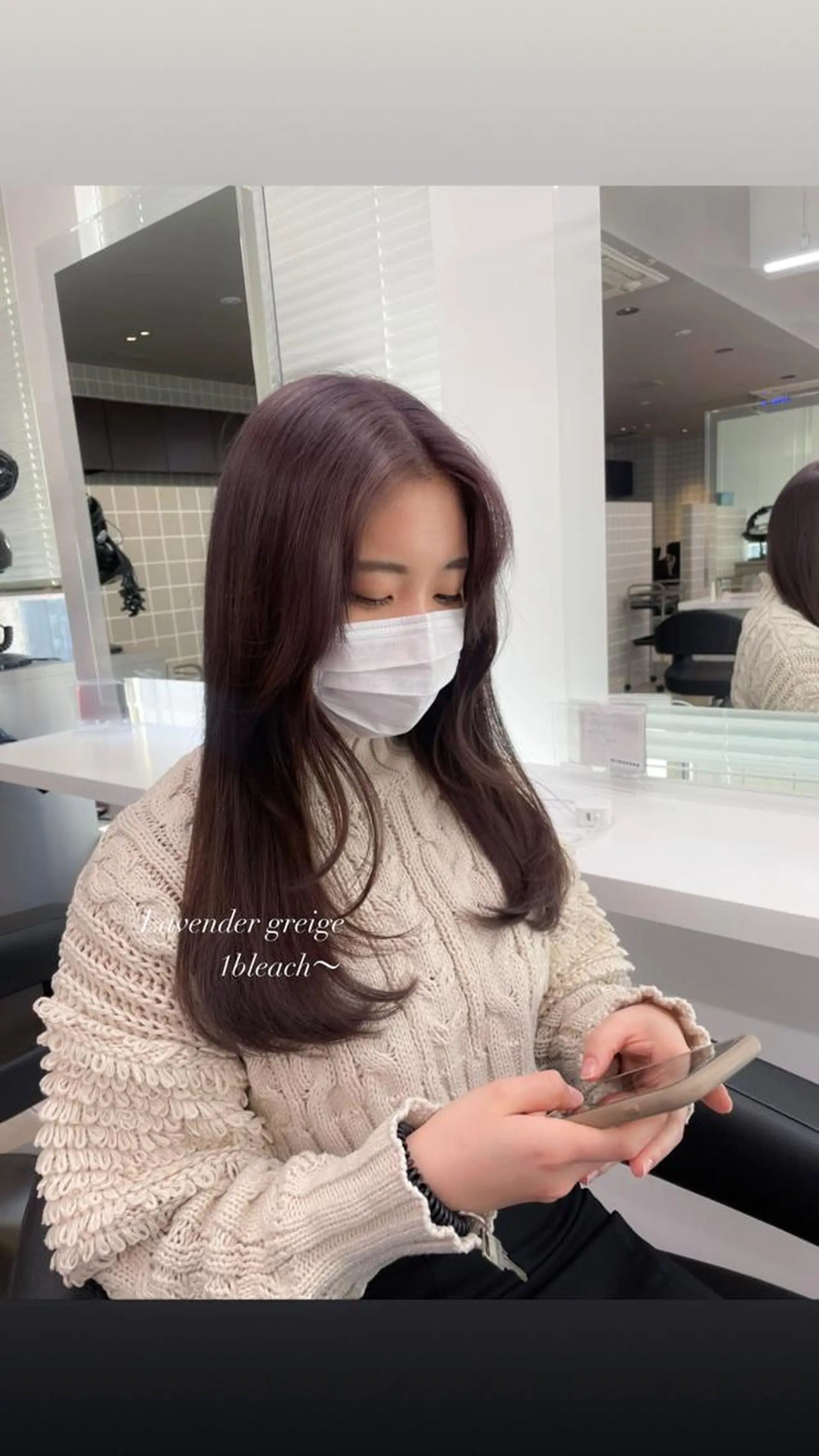 ミディアム カラー カット ヘアカラー トリートメント ヘッドスパ ヘアセット 表参道ハッシュカット レイヤー/リノンのヘアスタイル