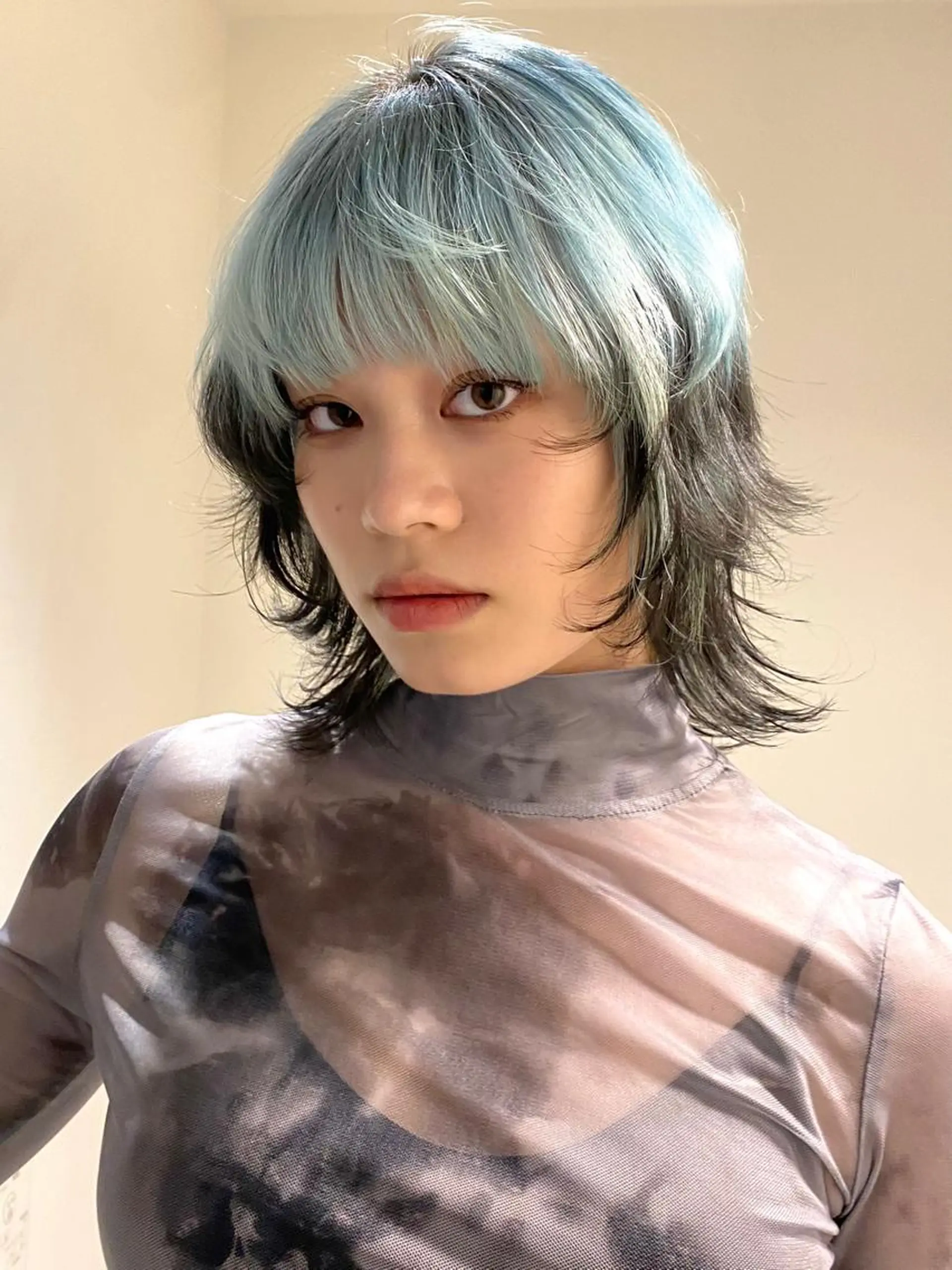 ミディアム Hair & make Lamp所属・梅田のブリーチ特化 美容師KAI🥰のヘアスタイル