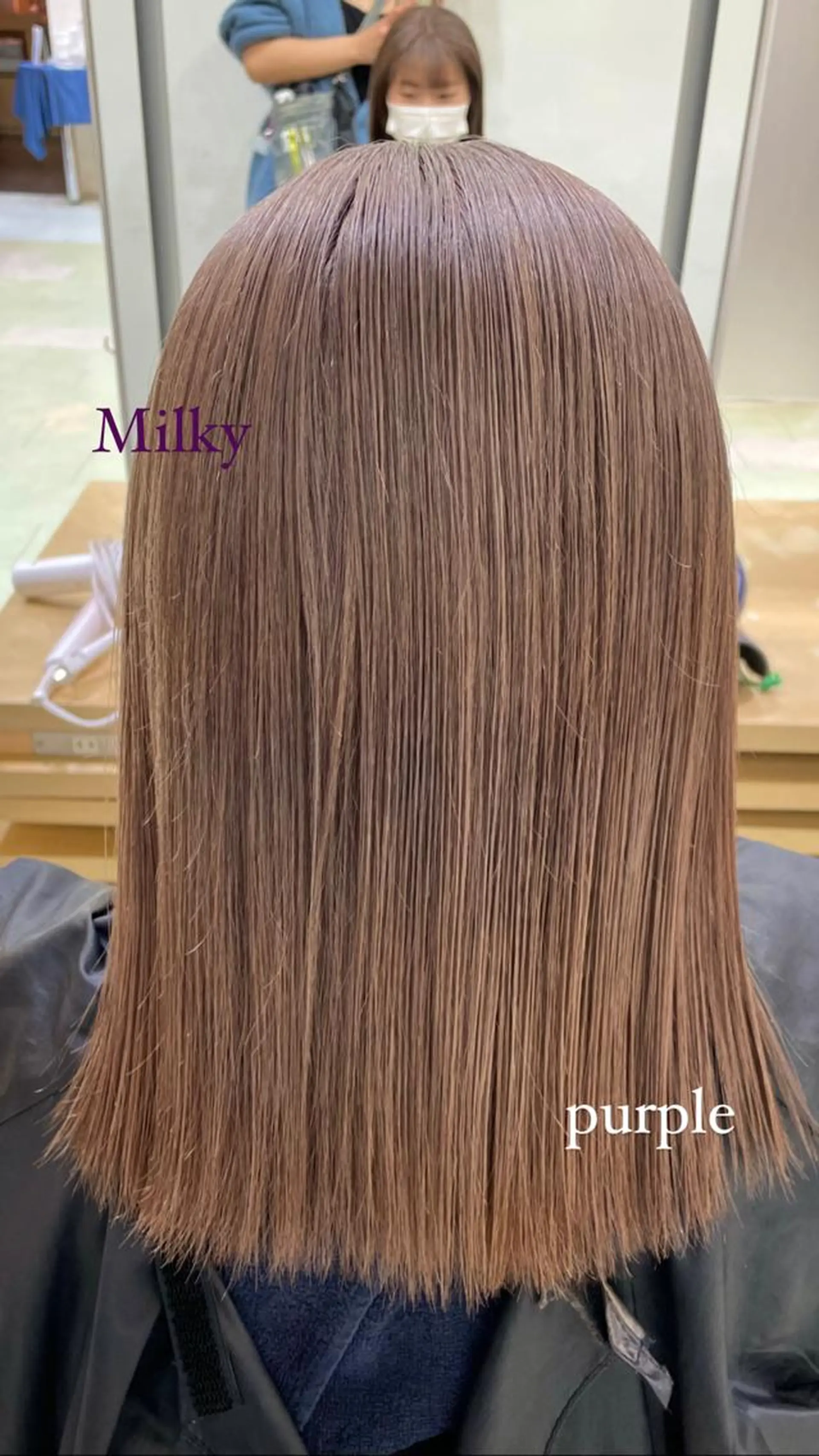 カラー ヘアカラー 🎀ボブ＋ハイトーン シュカ👶🏻のヘアスタイル