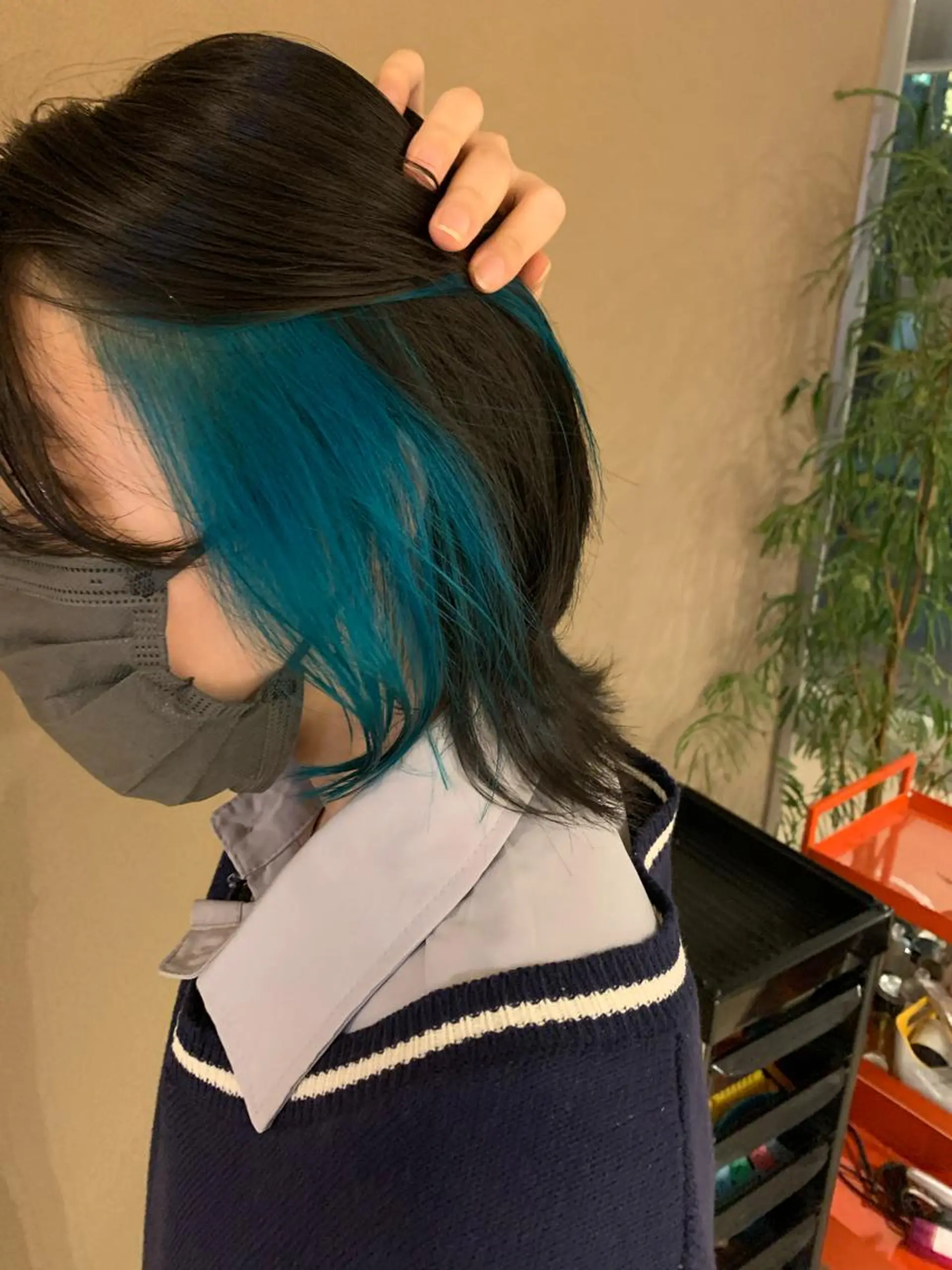 カラー ブリーチ オレンジ ヘアカラー PADOU平松 典幸のヘアスタイル