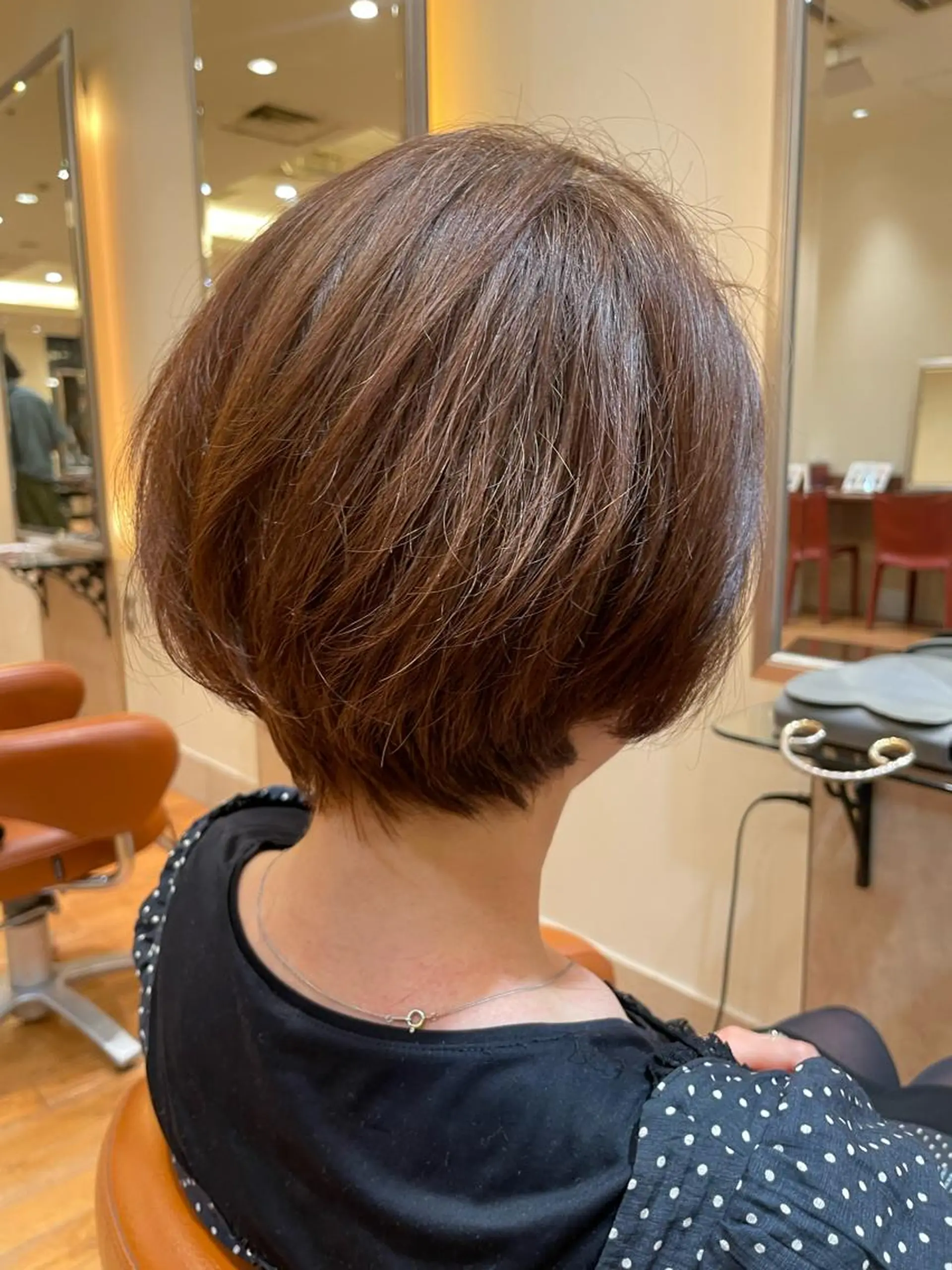 ショート ショートボブ ボブ くせ毛 ショートヘア ボブ ホノカのヘアスタイル