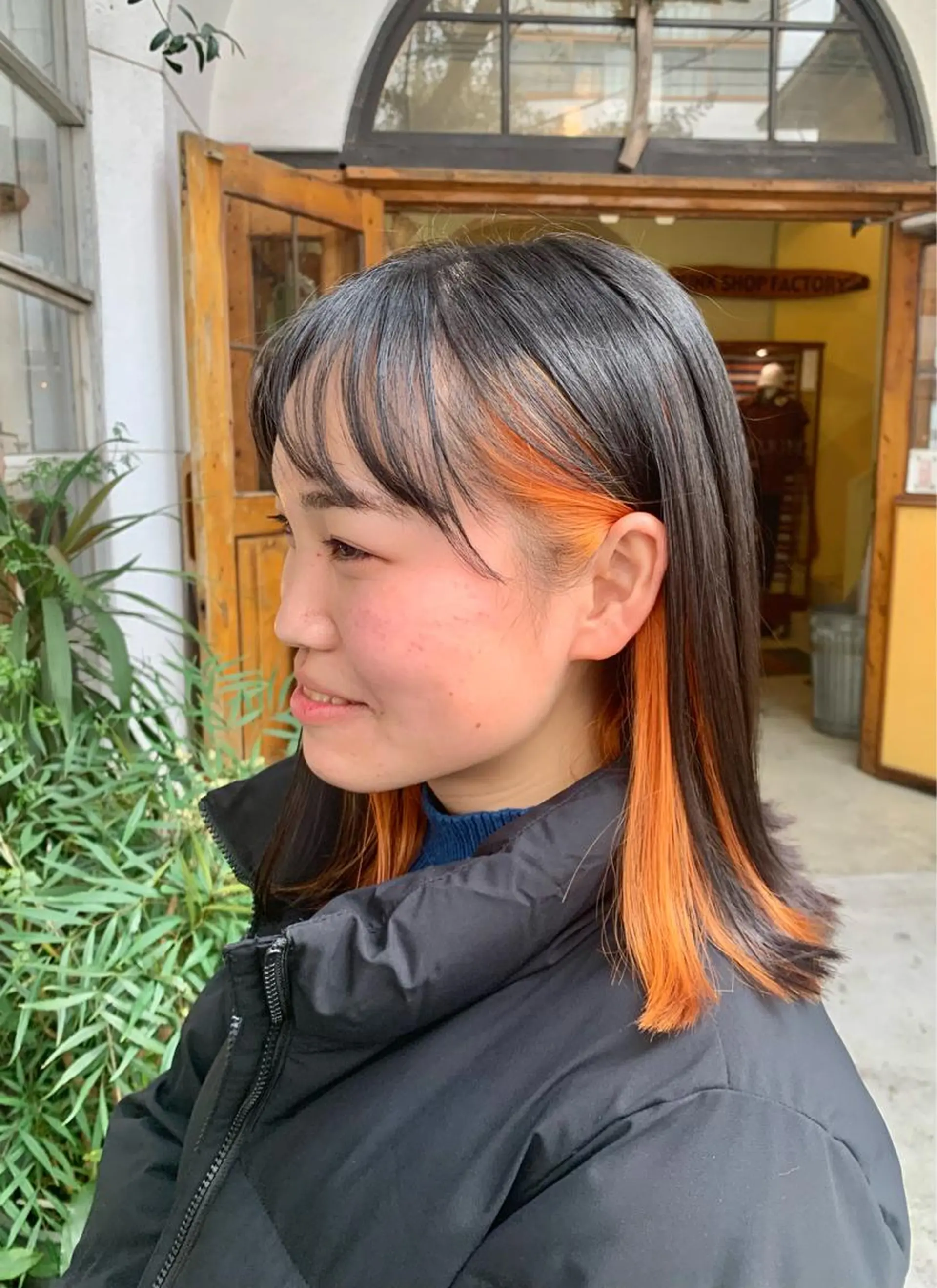 ミディアム カラー ヘアカラー トリートメント LEB所属・下河 宗太のヘアスタイル