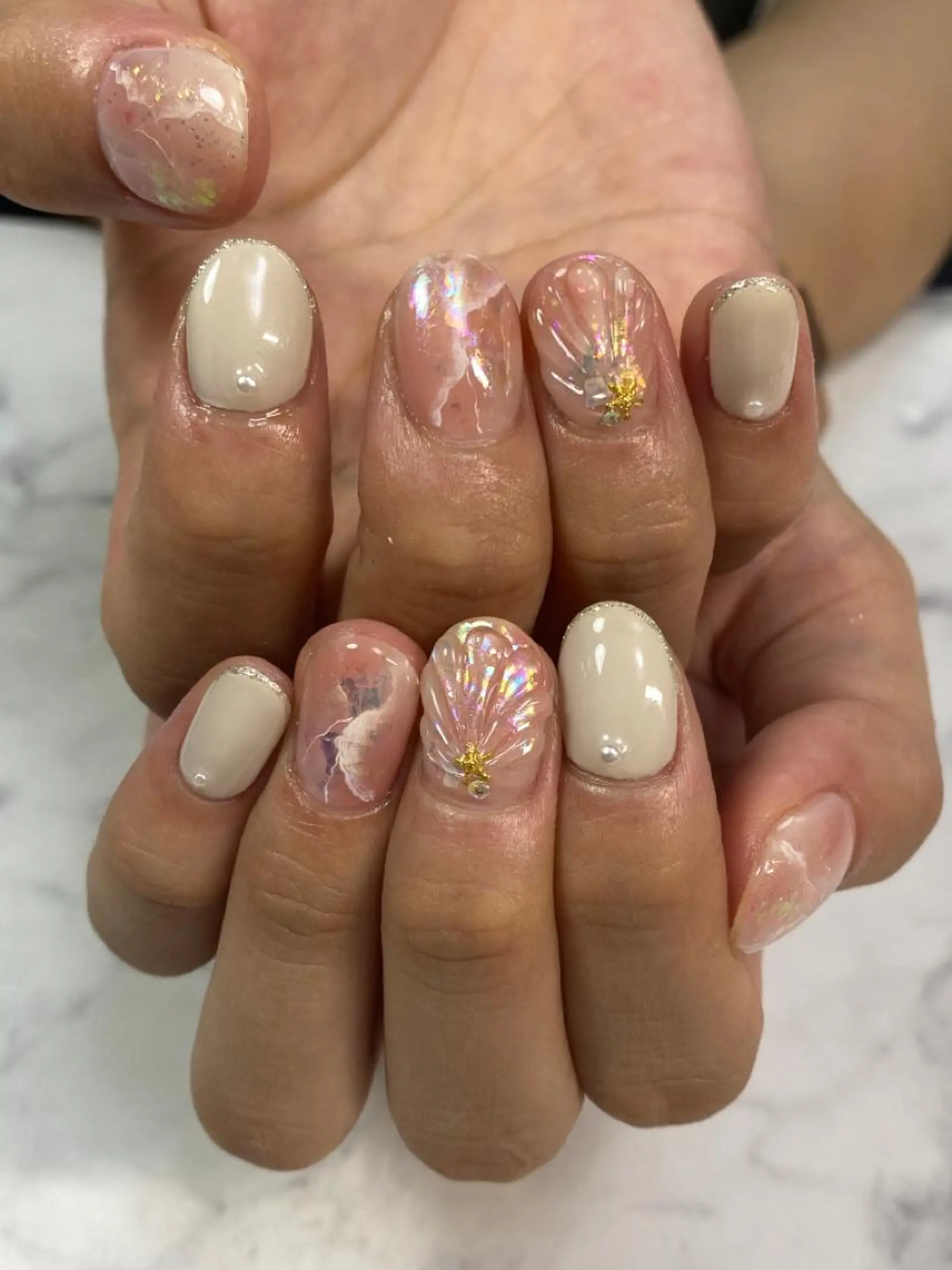 ネイル ハンドネイル mellow mのネイルデザイン