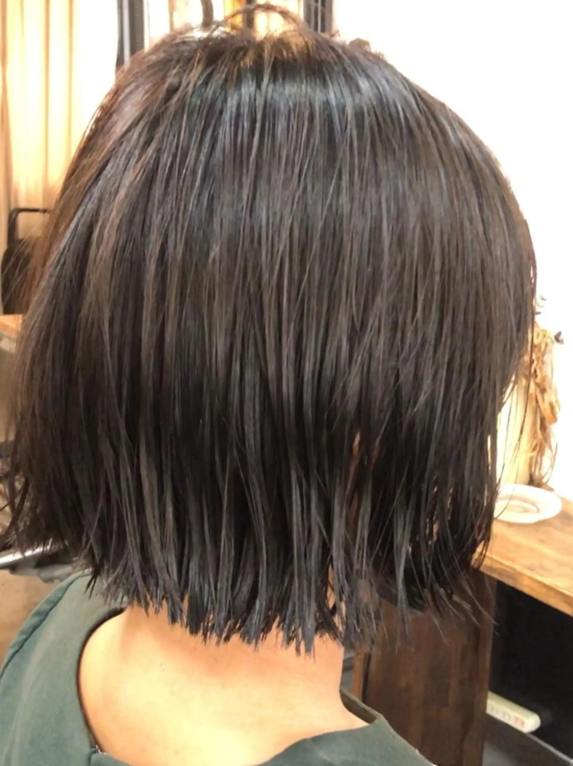 ミディアム カラー ボブ 垣内 征斗のヘアスタイル