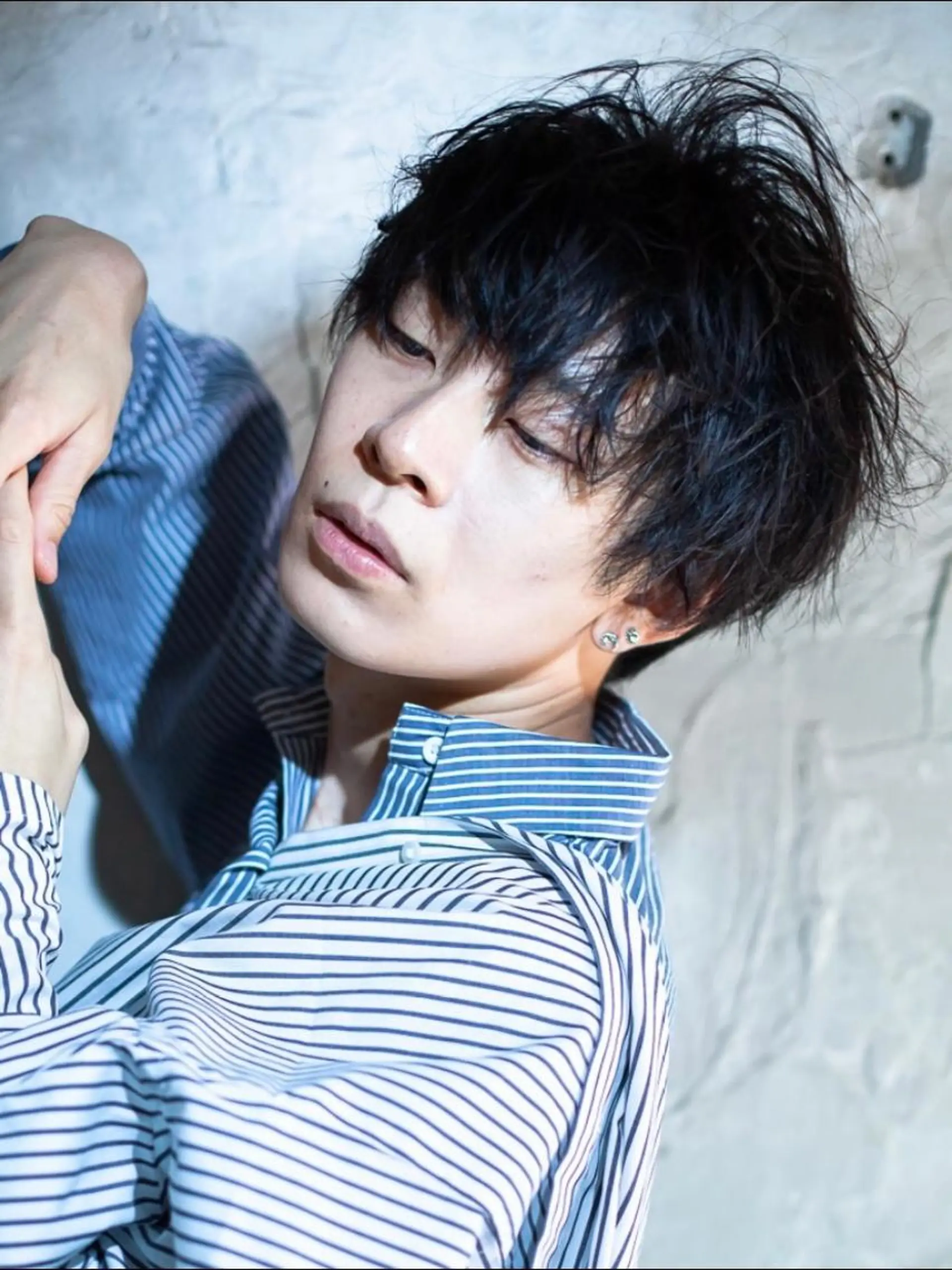 ミディアム パーマ メンズ カット STUDIO 4H所属・小山功陽 /メンズスタイルのヘアスタイル