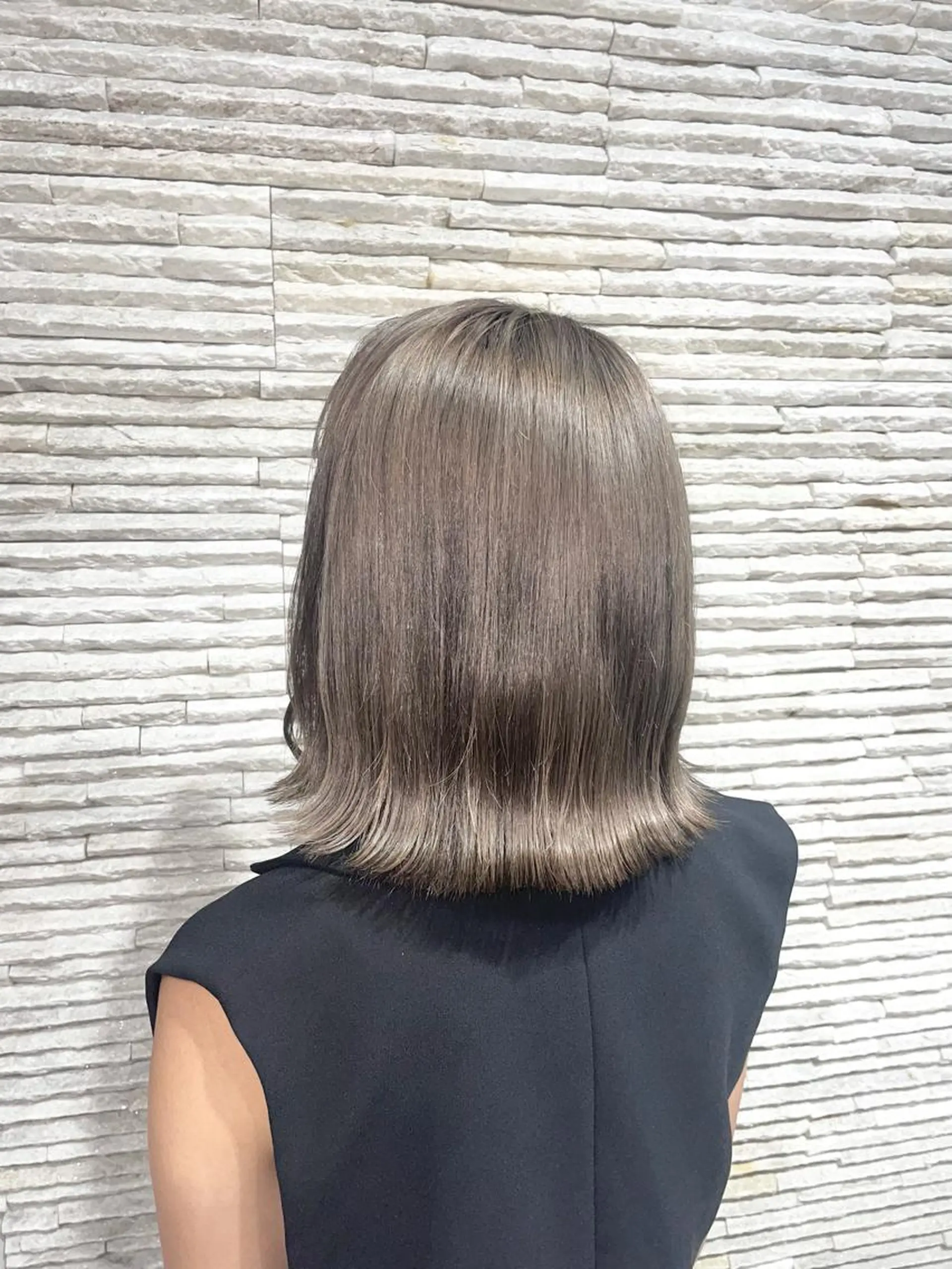 ミディアム カット ヘアカラー 嶋田 ゆきのヘアスタイル