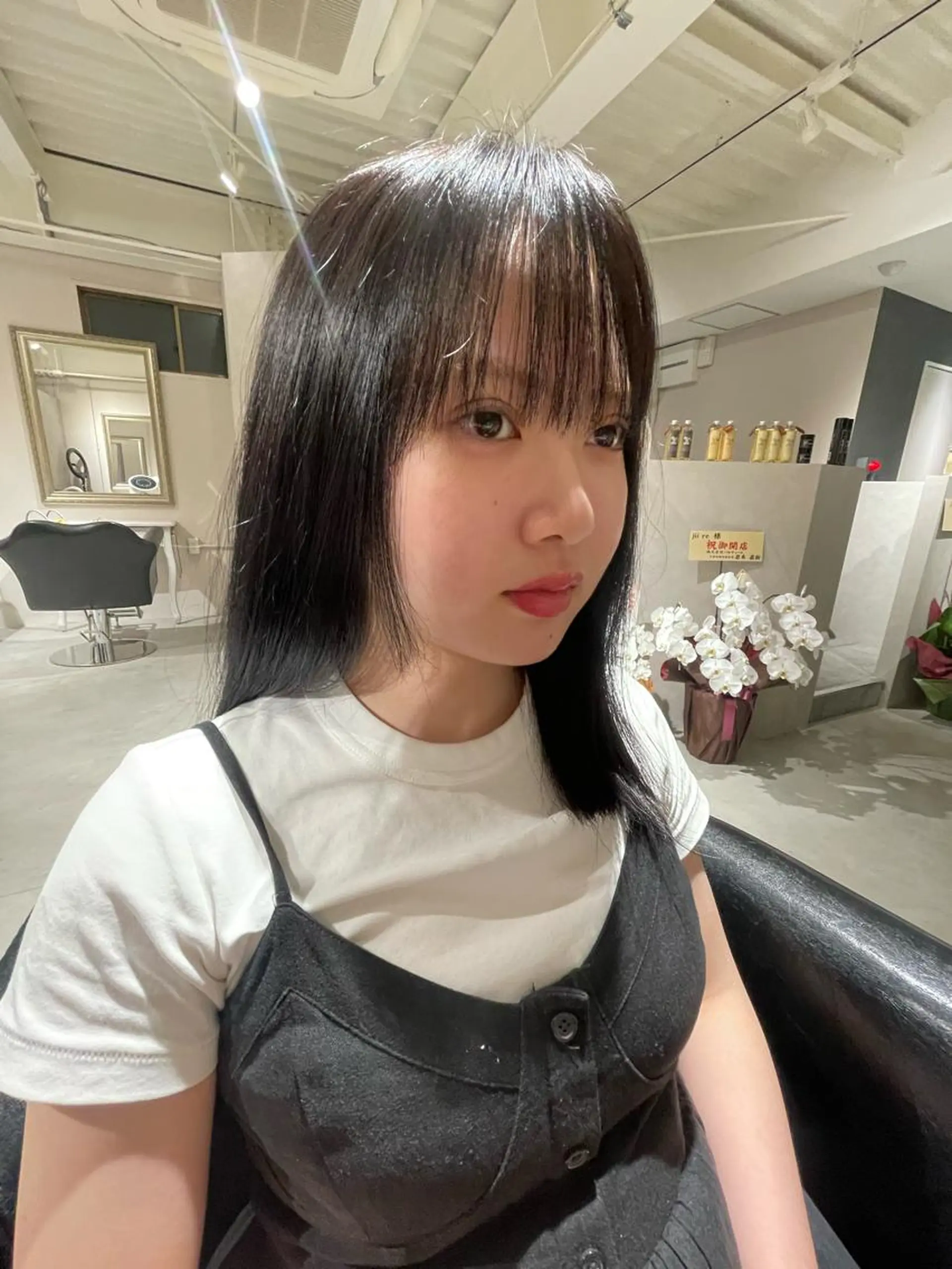 カラー アッシュ 透明感カラー 白髪ぼかし 👒堀江・ヨンスクのヘアスタイル