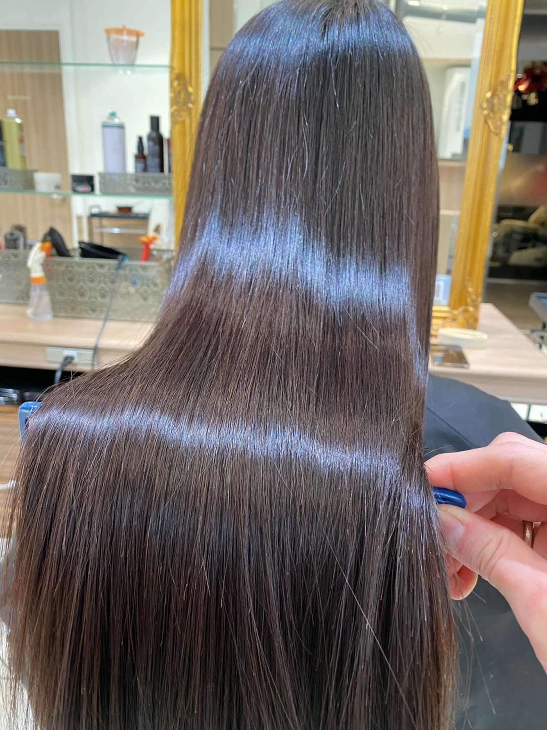 ロング 縮毛矯正 トリートメント 美髪縮毛矯正 穴見太伍のヘアスタイル