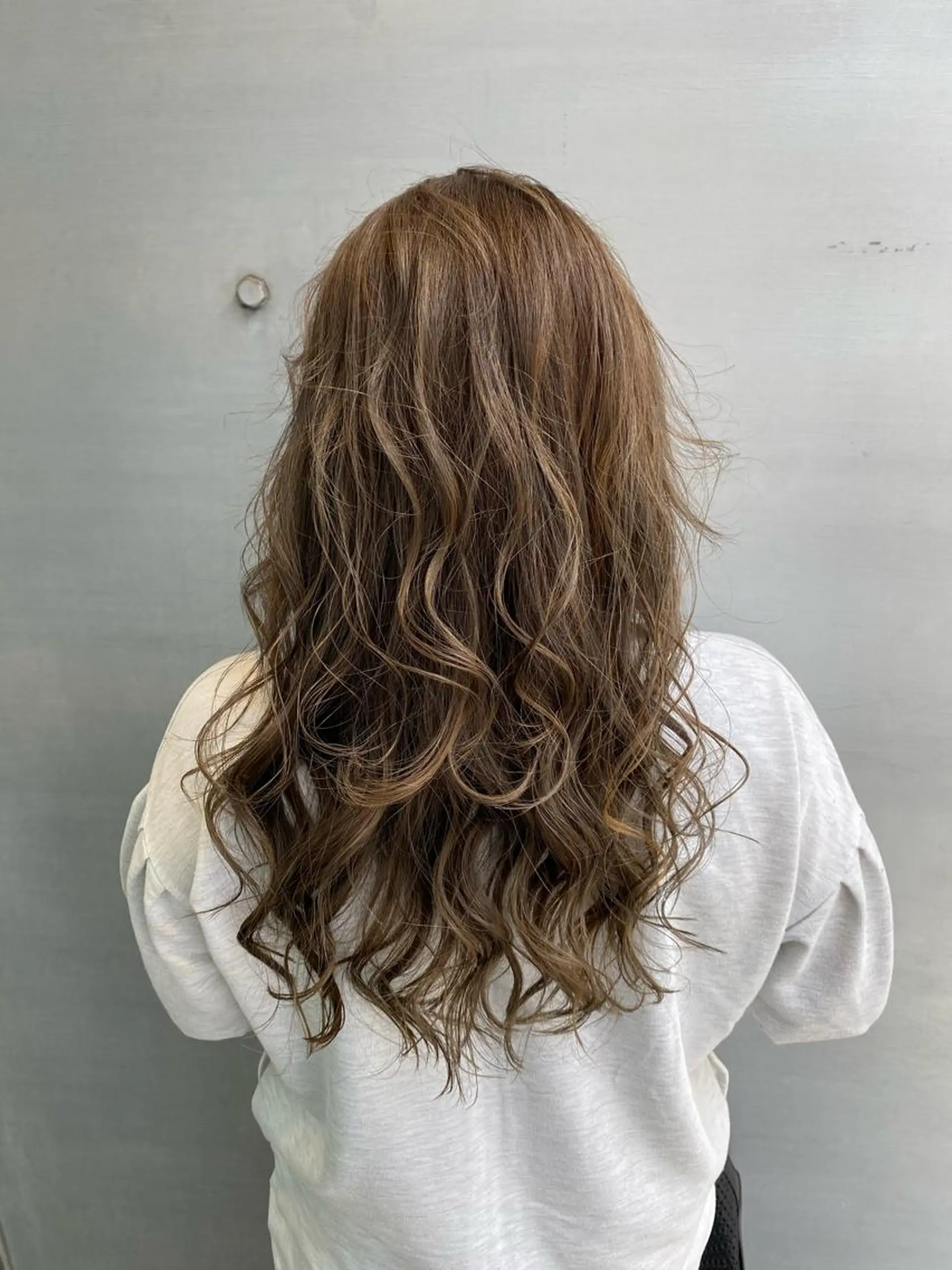 ロング カラー brace今里店店長 加井直樹のヘアスタイル