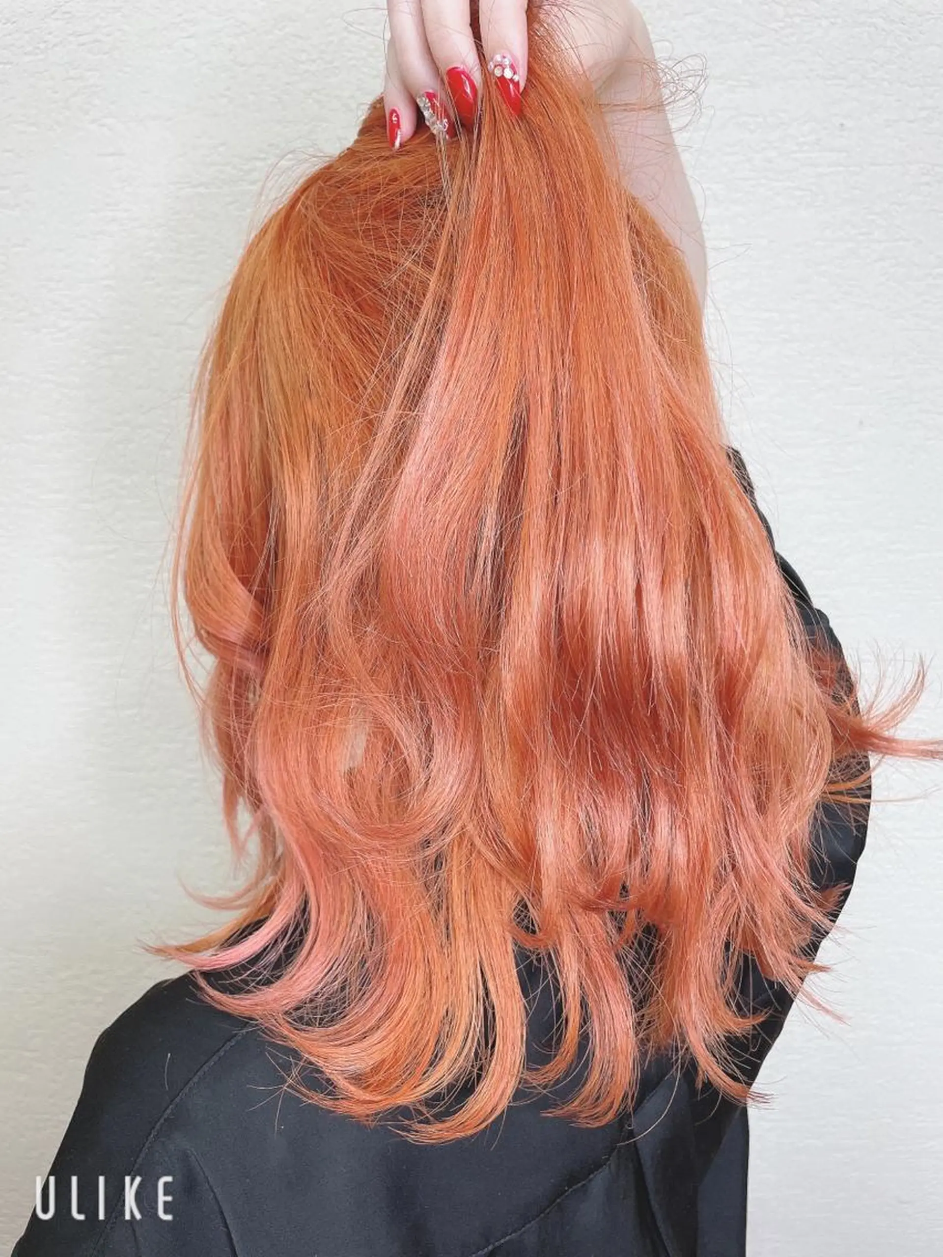 ロング カラー オレンジ カット ヘアカラー トリートメント ❣️モードケイズ塚口 和田一将のヘアスタイル