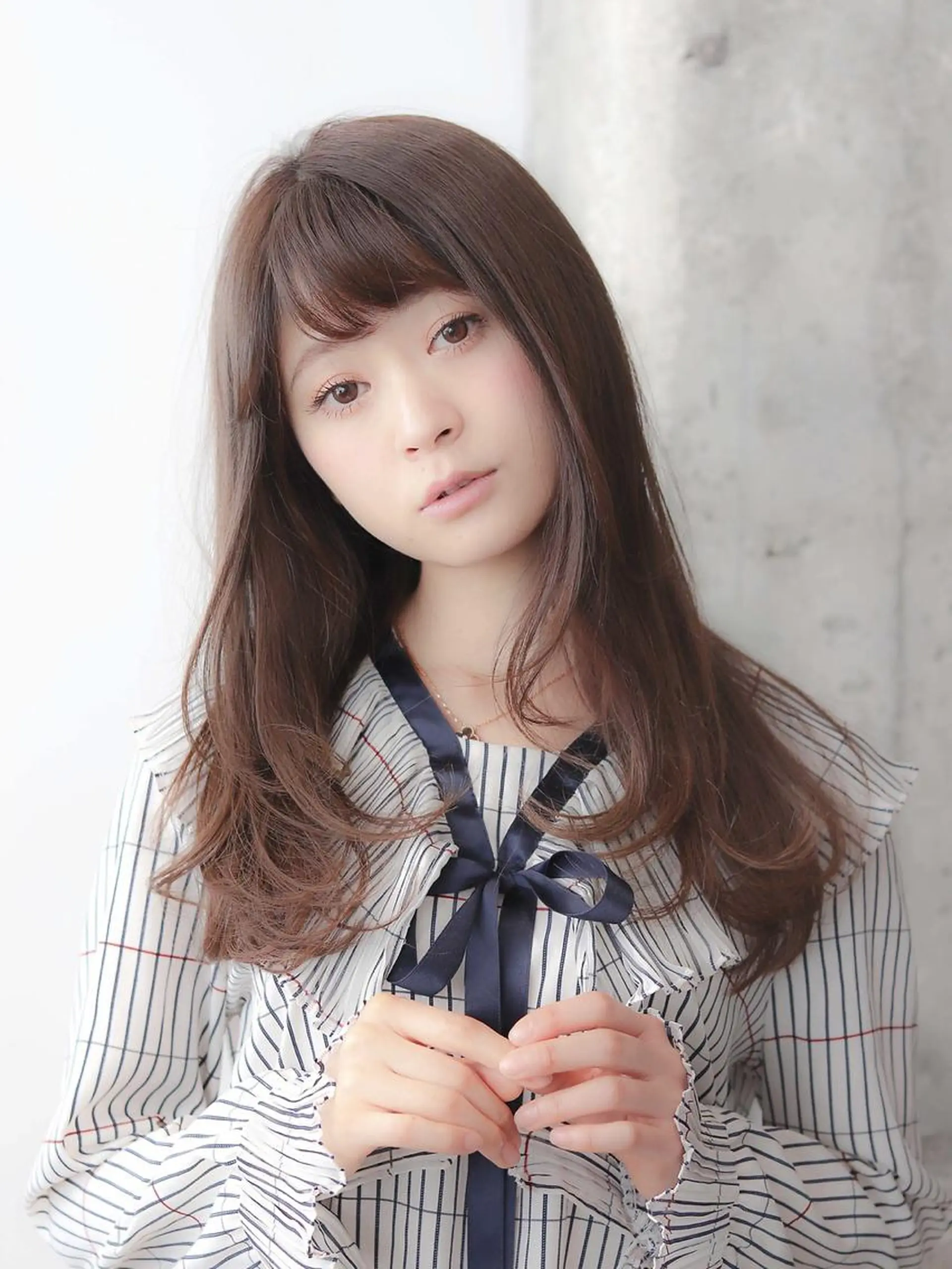 ロング カラー パーマ バレイヤージュ 黒髪 グラデーションカラー グレージュ ハイライトカラー カット ヘアカラー 縮毛矯正 トリートメント 髪質改善🌈縮毛矯正 荻原　達矢のヘアスタイル