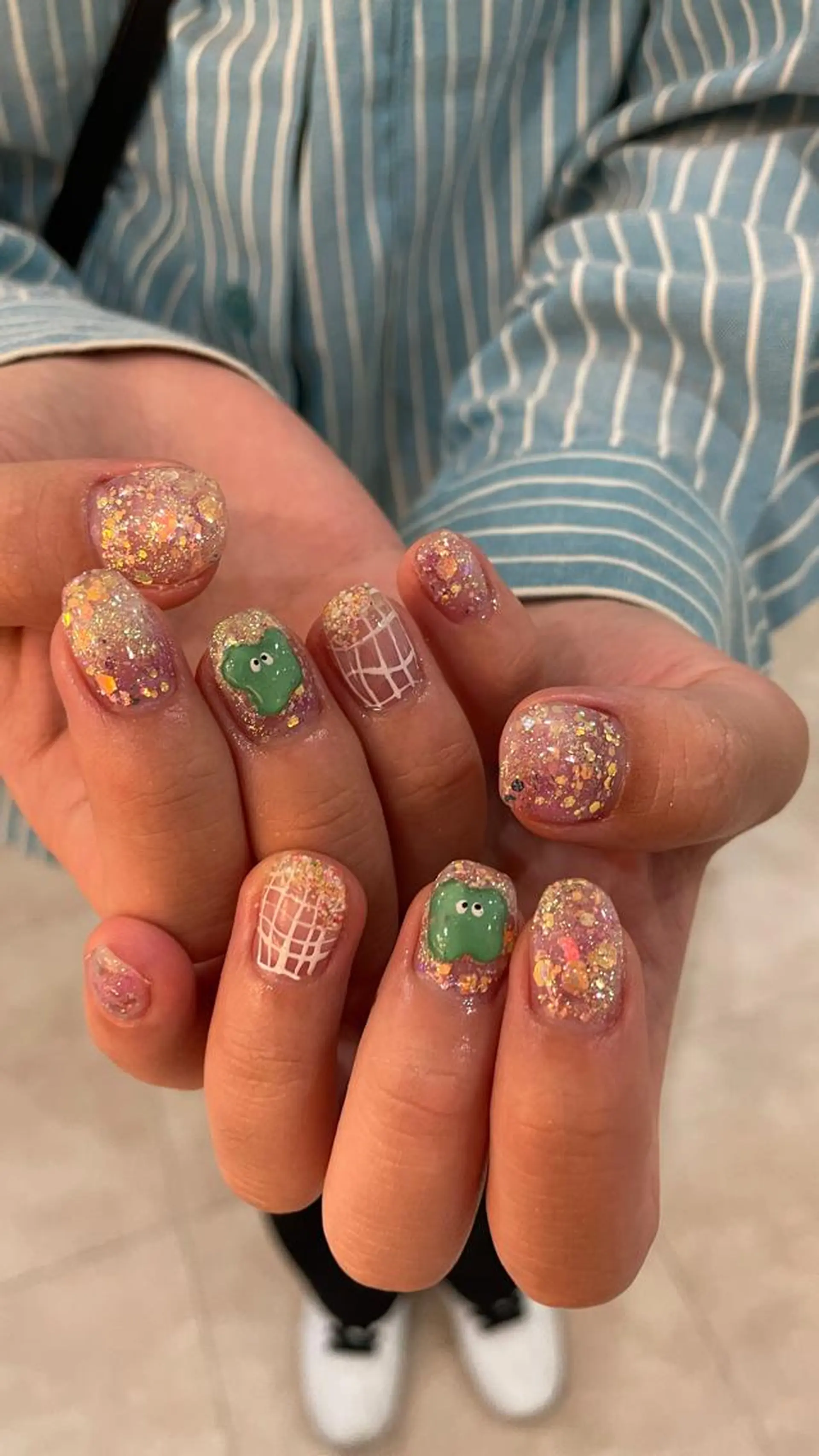 ネイル ハンドネイル フットネイル ゆびノさき茨木店 ニュアンス/アートのネイルデザイン