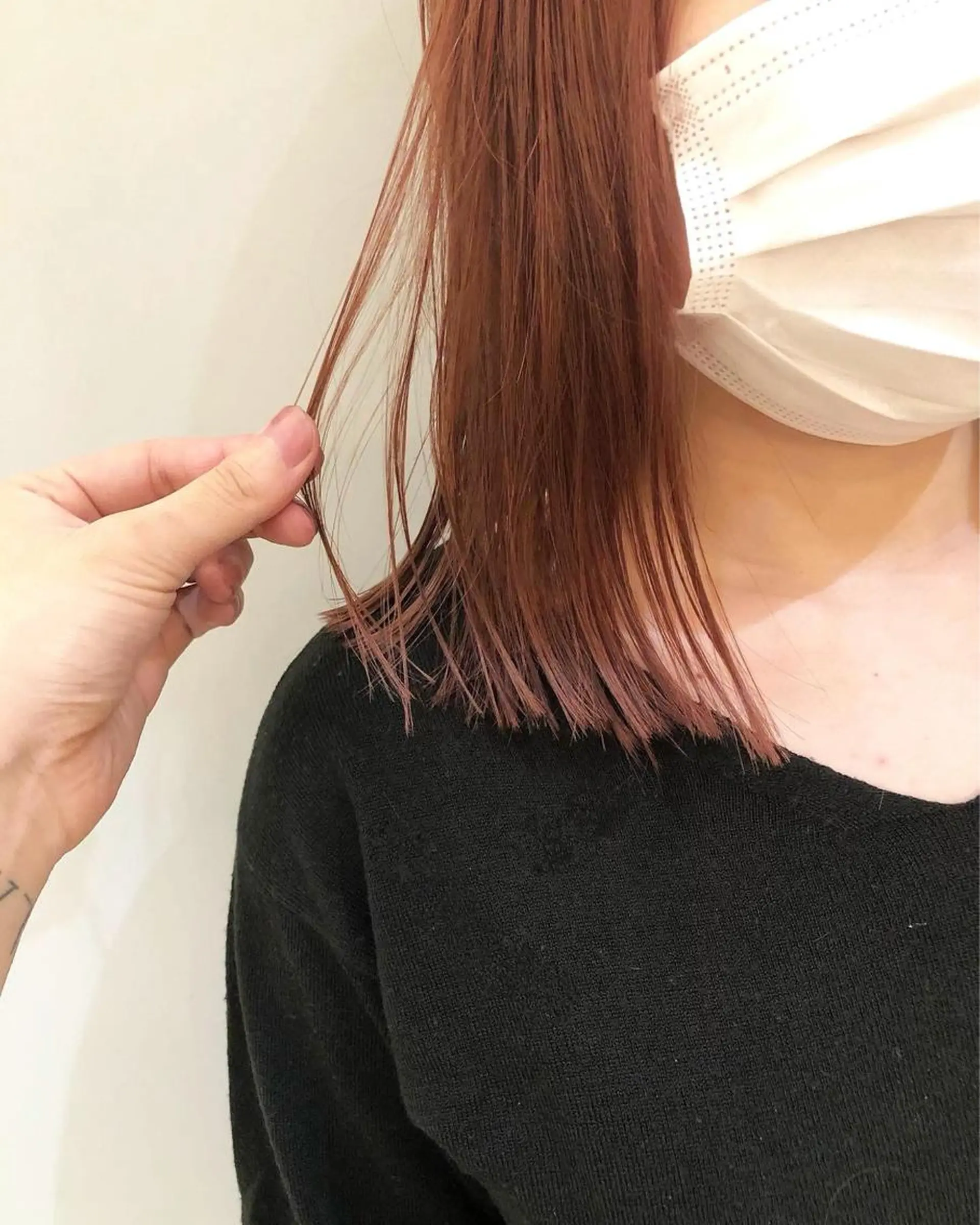 ミディアム カラー ケアブリーチ/ エクステ/レイヤーのヘアスタイル