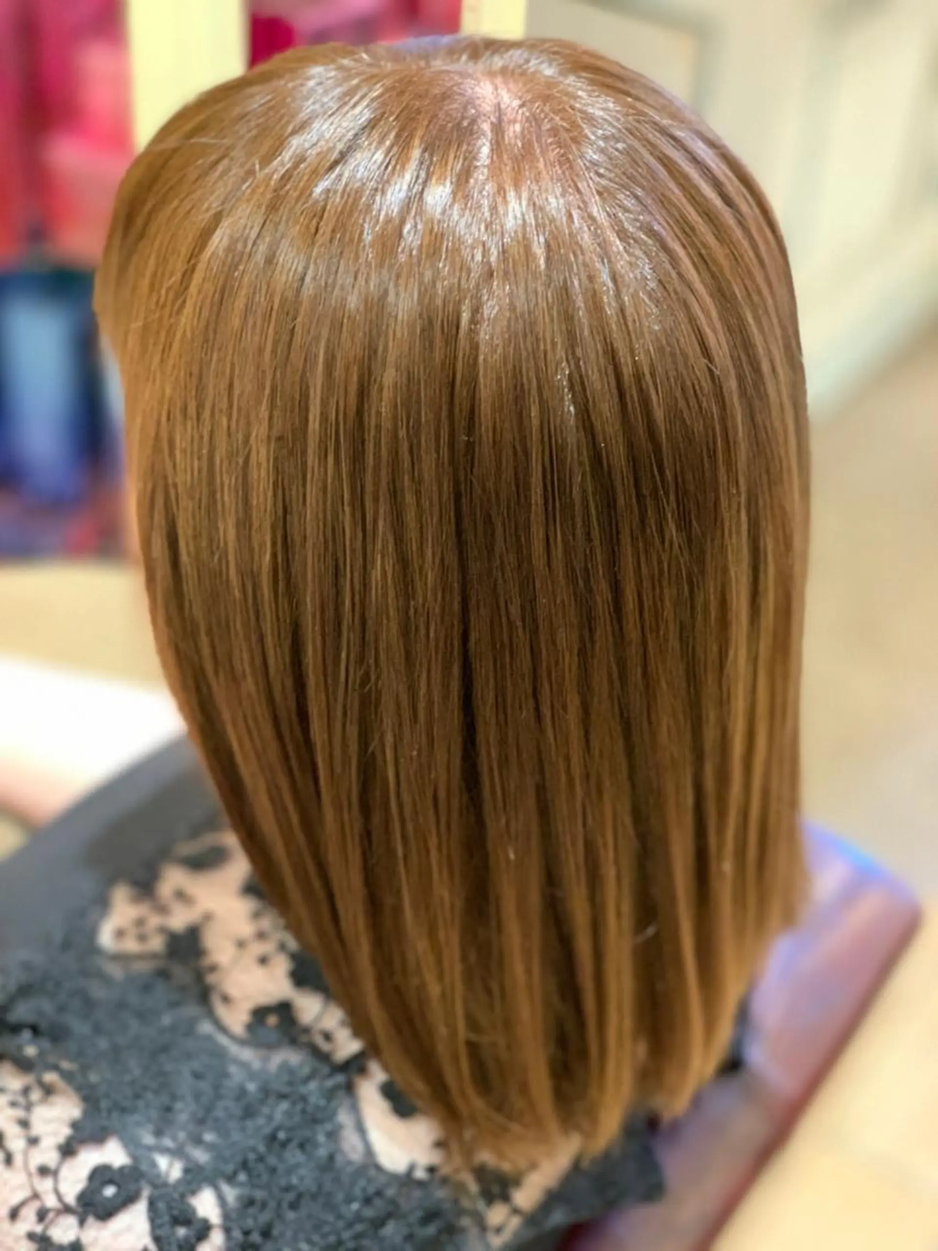 ミディアム カラー 新宿/韓国レイヤー 髪質改善カラー/角所のヘアスタイル