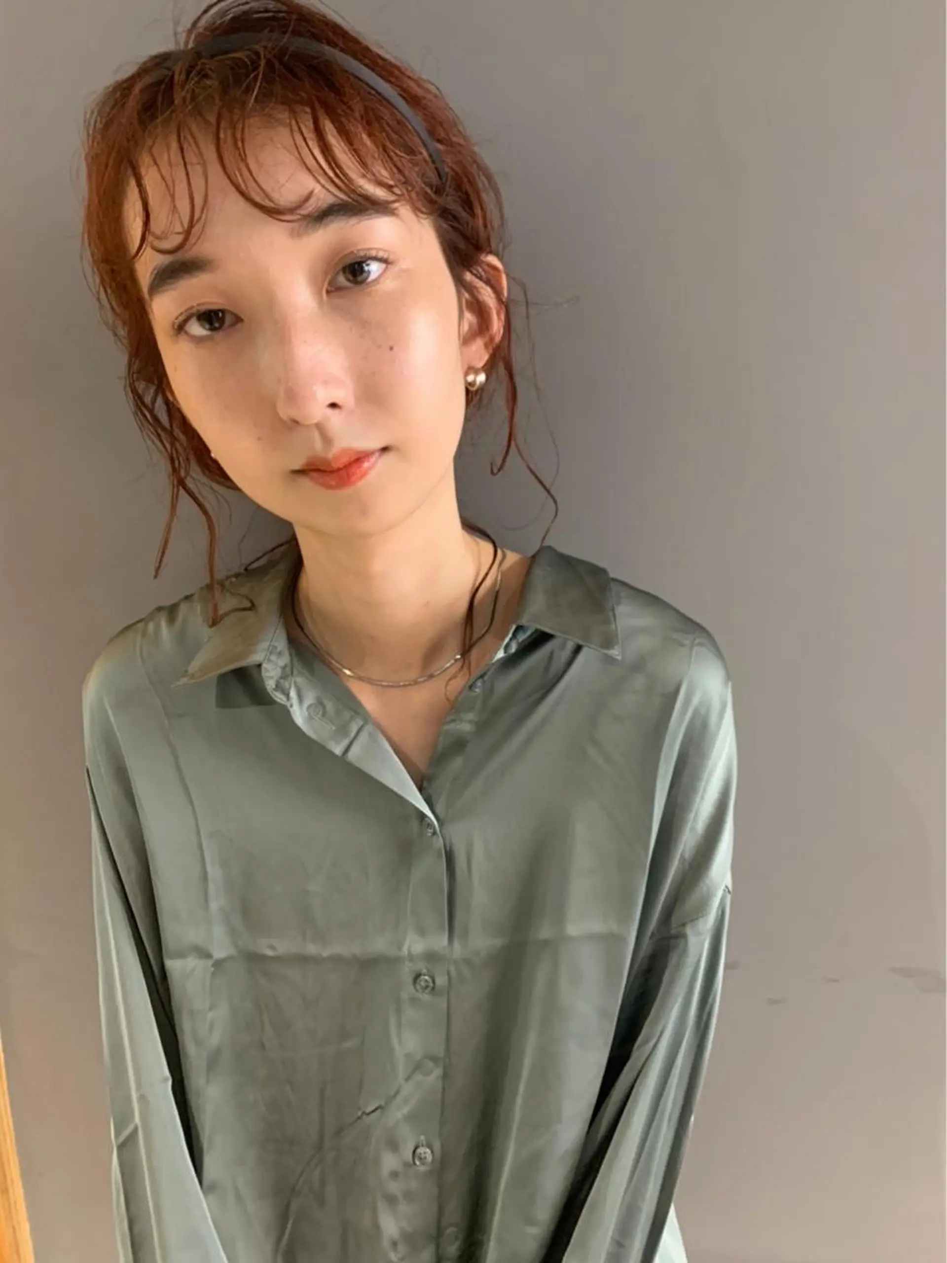 ミディアム カラー パーマ ヘアアレンジ ミディアムパーマ アディクシーカラー ダブルカラー グラデーションカラー ハイライトカラー CEINE【セーヌ】 三軒茶屋のヘアスタイル