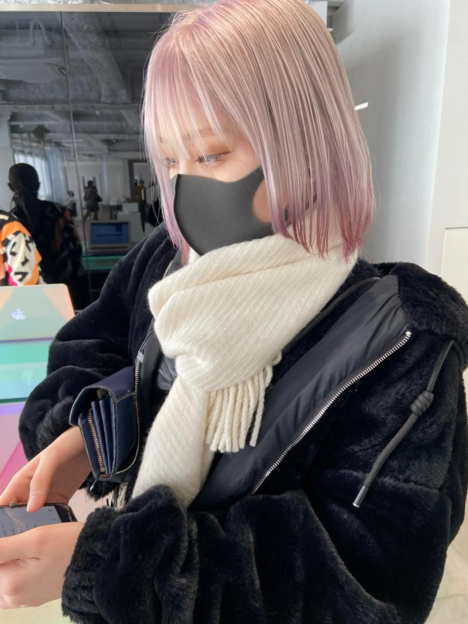 ミディアム ヘアカラー STAN WOOD所属・似合わせcut 🔥yutakaのヘアスタイル