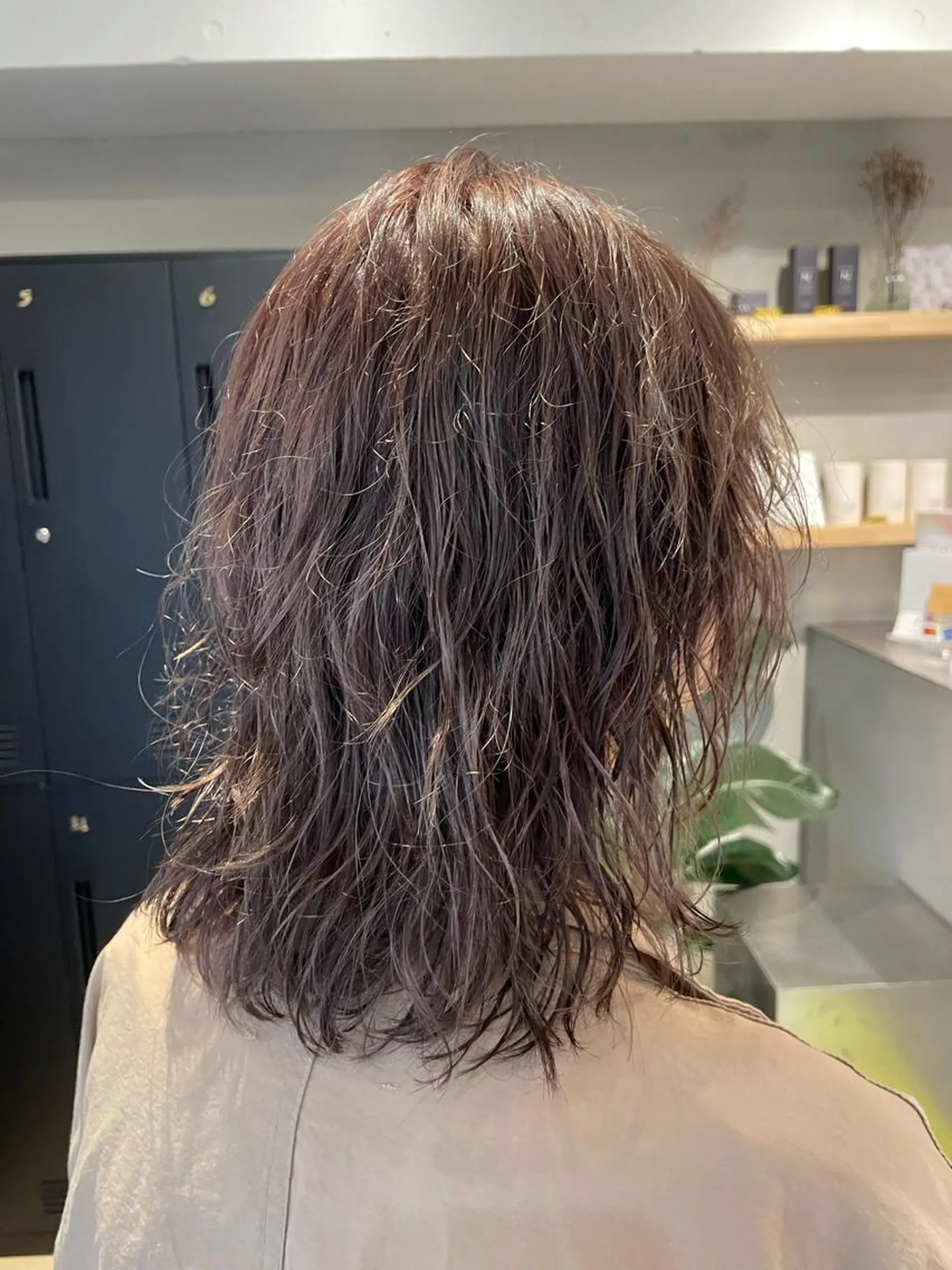 ミディアム カラー ヘアカラー トリートメント ヘッドスパ ヘアセット SALOWIN下北沢所属・hazuki 🌝のヘアスタイル