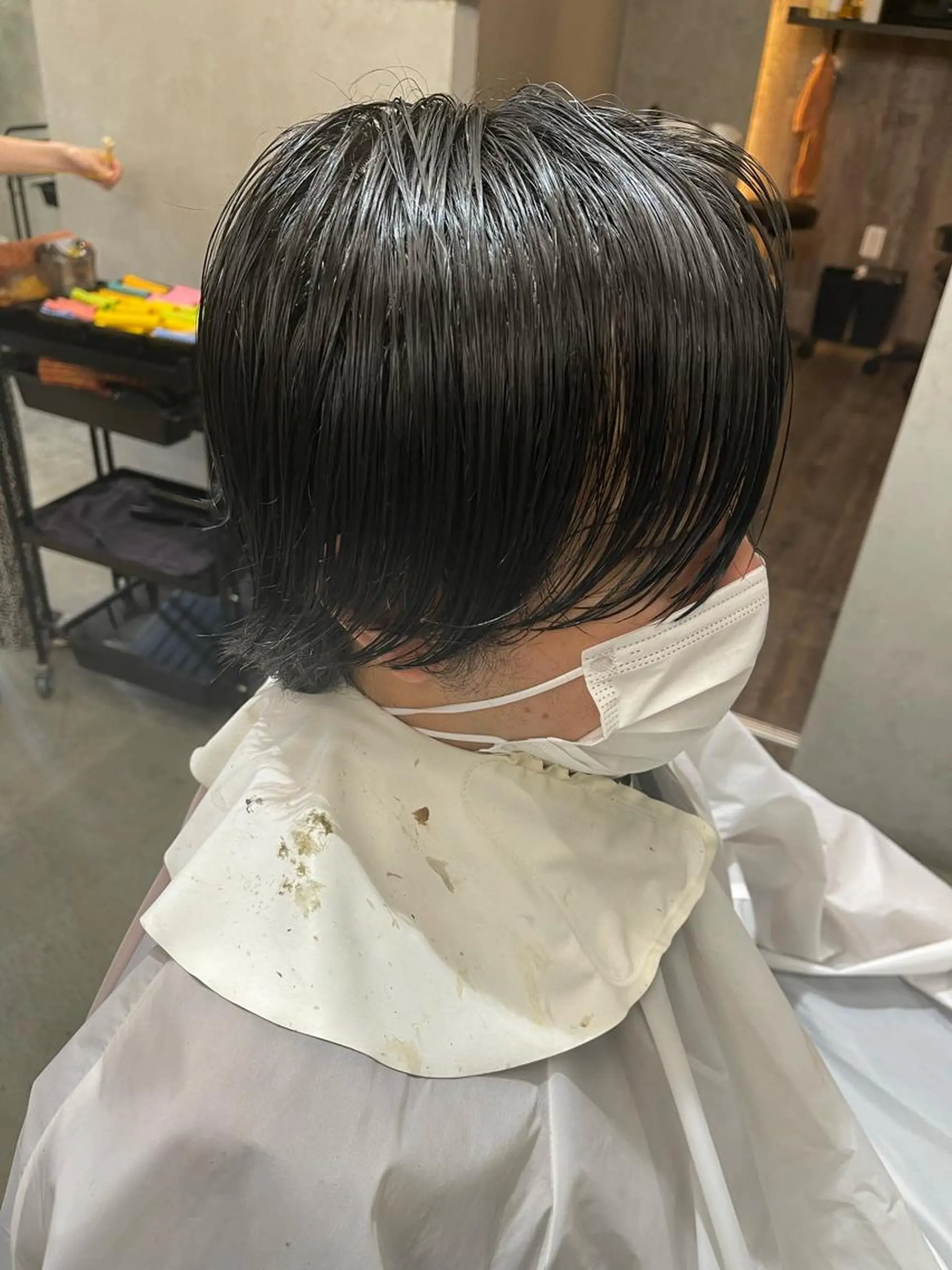 ショート パーマ メンズ ダブルカラー /まつ毛パーマ🎀のヘアスタイル