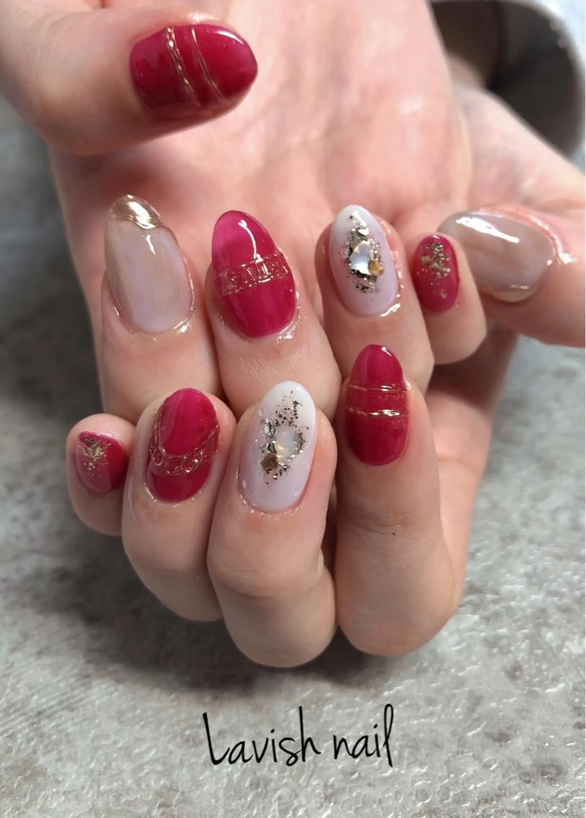 ネイル ハンドネイル Lavish nailのネイルデザイン