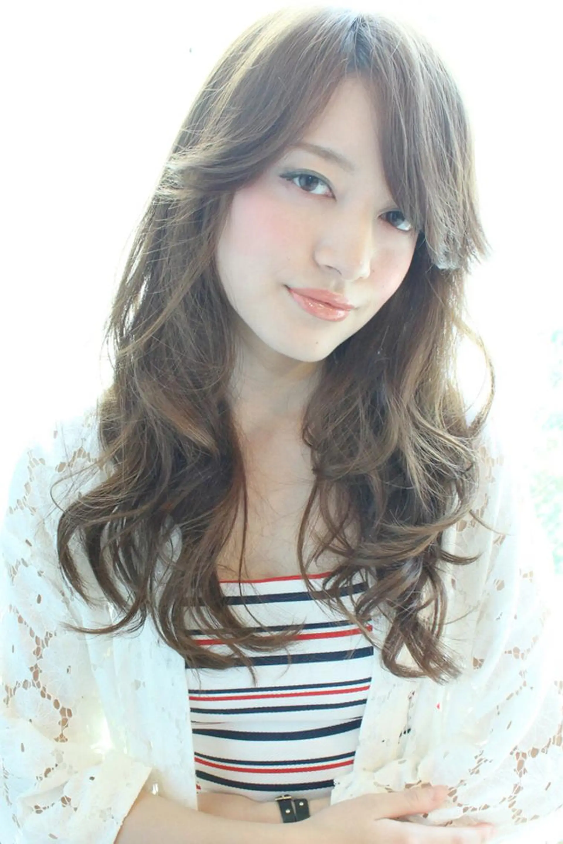 ロング カラー ヤナ マネージャーのヘアスタイル