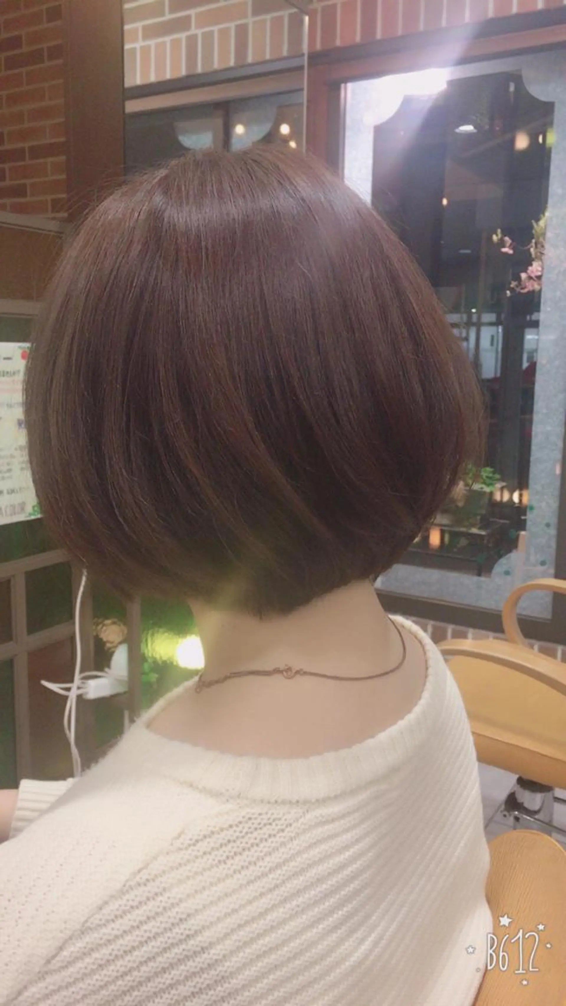 ショート カラー ショートボブ アッシュ ラベンダーカラー ラベンダーアッシュ オレンジ Blossom大塚 ディレクター永野のヘアスタイル