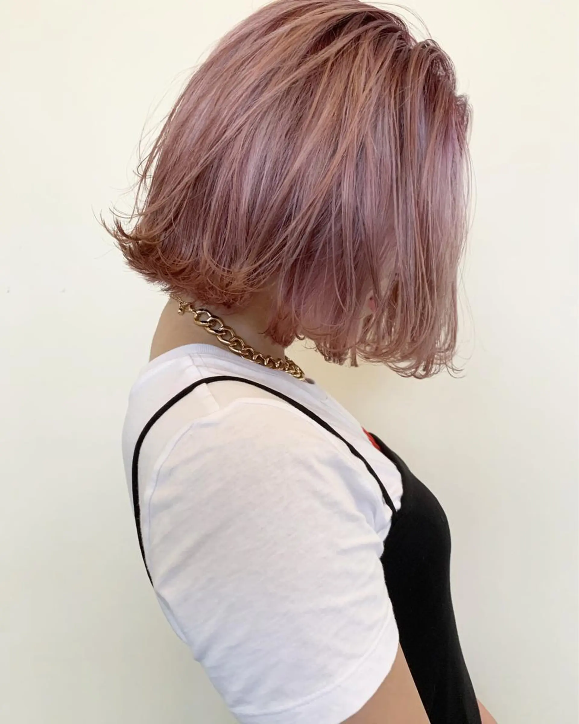 ショート カラー ピンクカラー 髪質改善サロン 心斎橋ARCHEのヘアスタイル