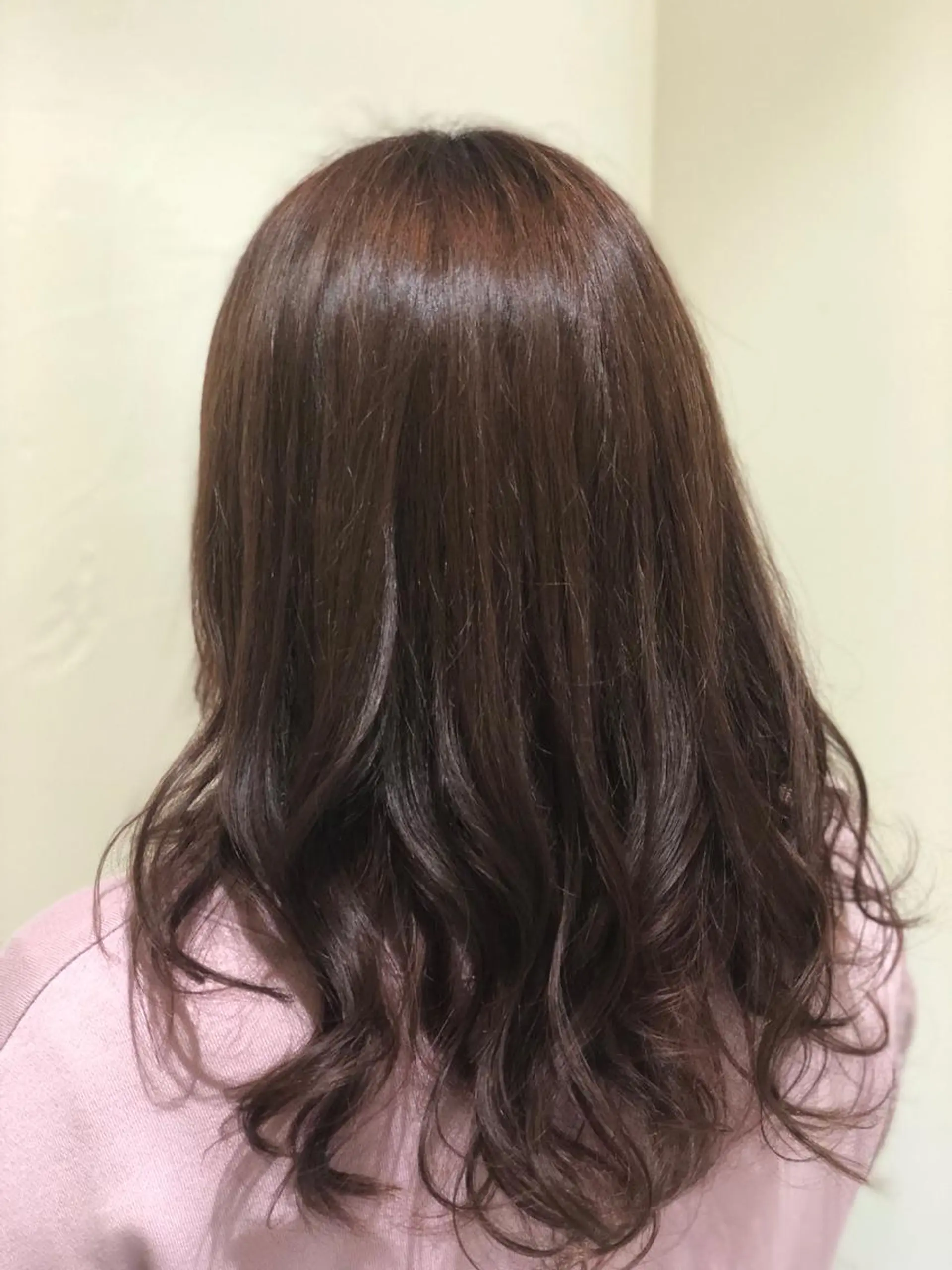 セミロング カラー パーマ ヘアアレンジ セミロングパーマ ベージュカラー 透明感カラー グラデーションカラー グレージュ 【ツヤ髪美容師】 ツダケイスケのヘアスタイル