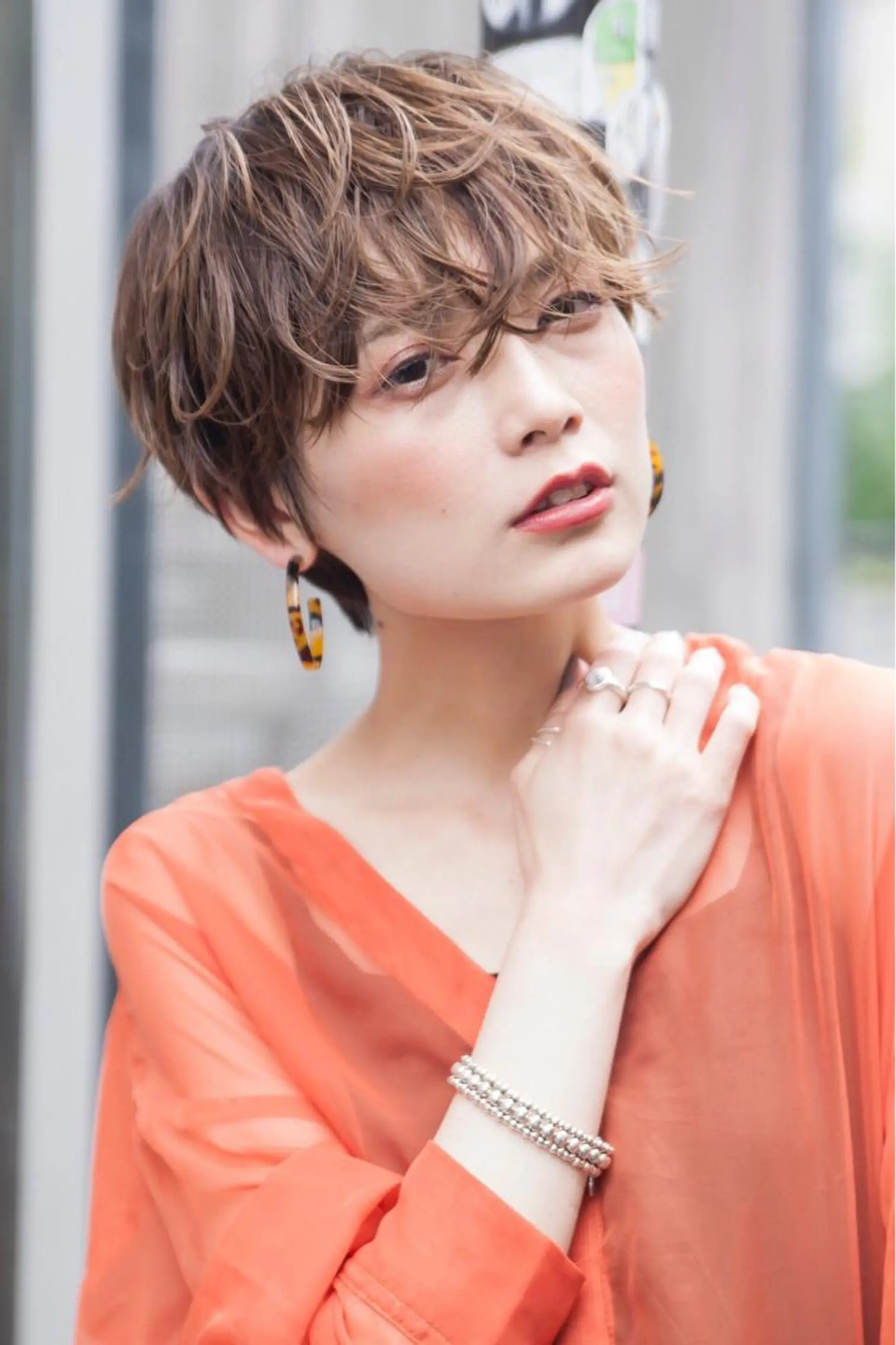 ショート カラー 髪質改善/艶髪特化 /柔らかさ/清水翔矢のヘアスタイル