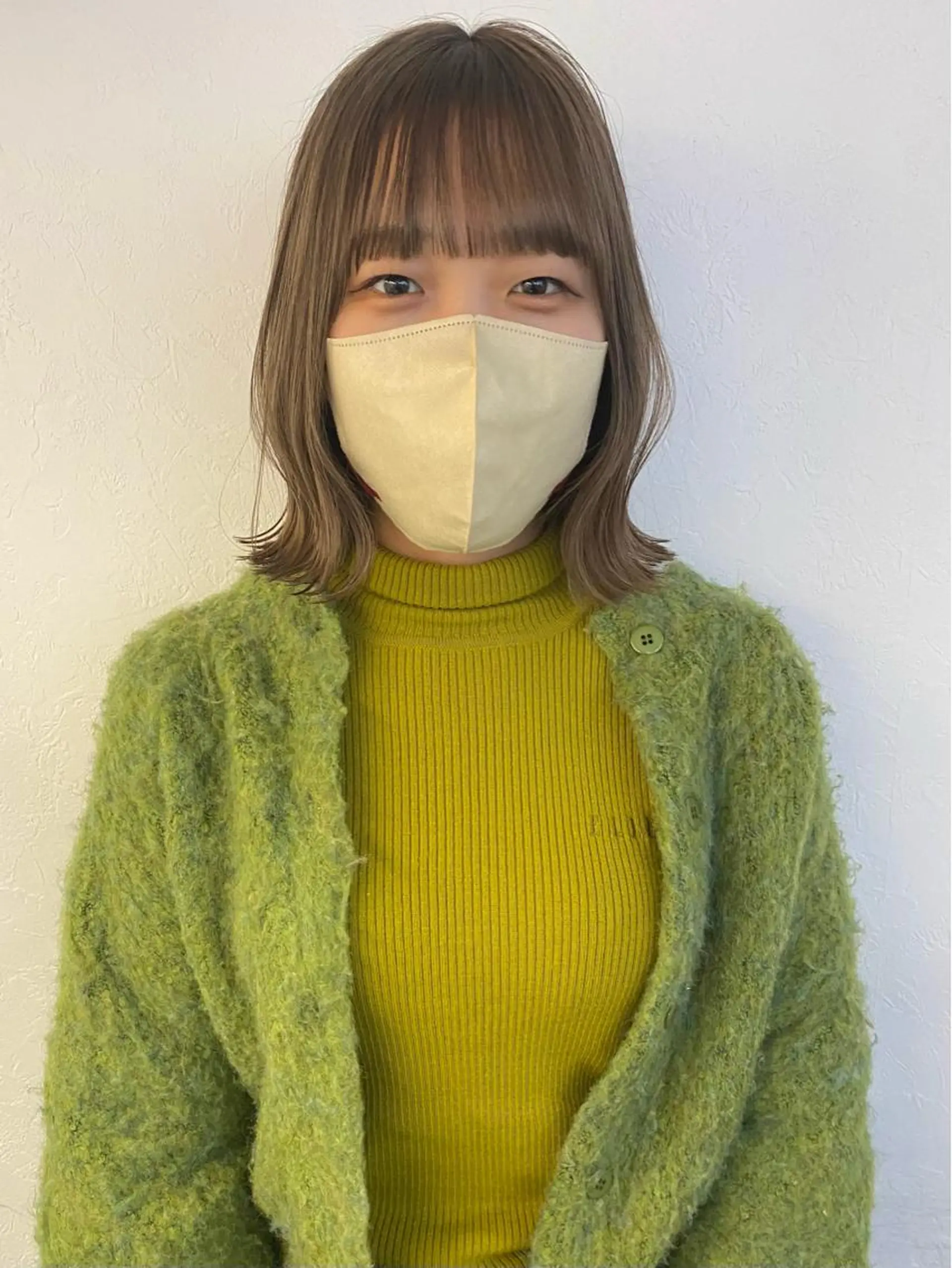 ショート カラー ベージュカラー カット ヘアカラー トリートメント 森貴裕/ベージュ/ パーマ/オリーブのヘアスタイル