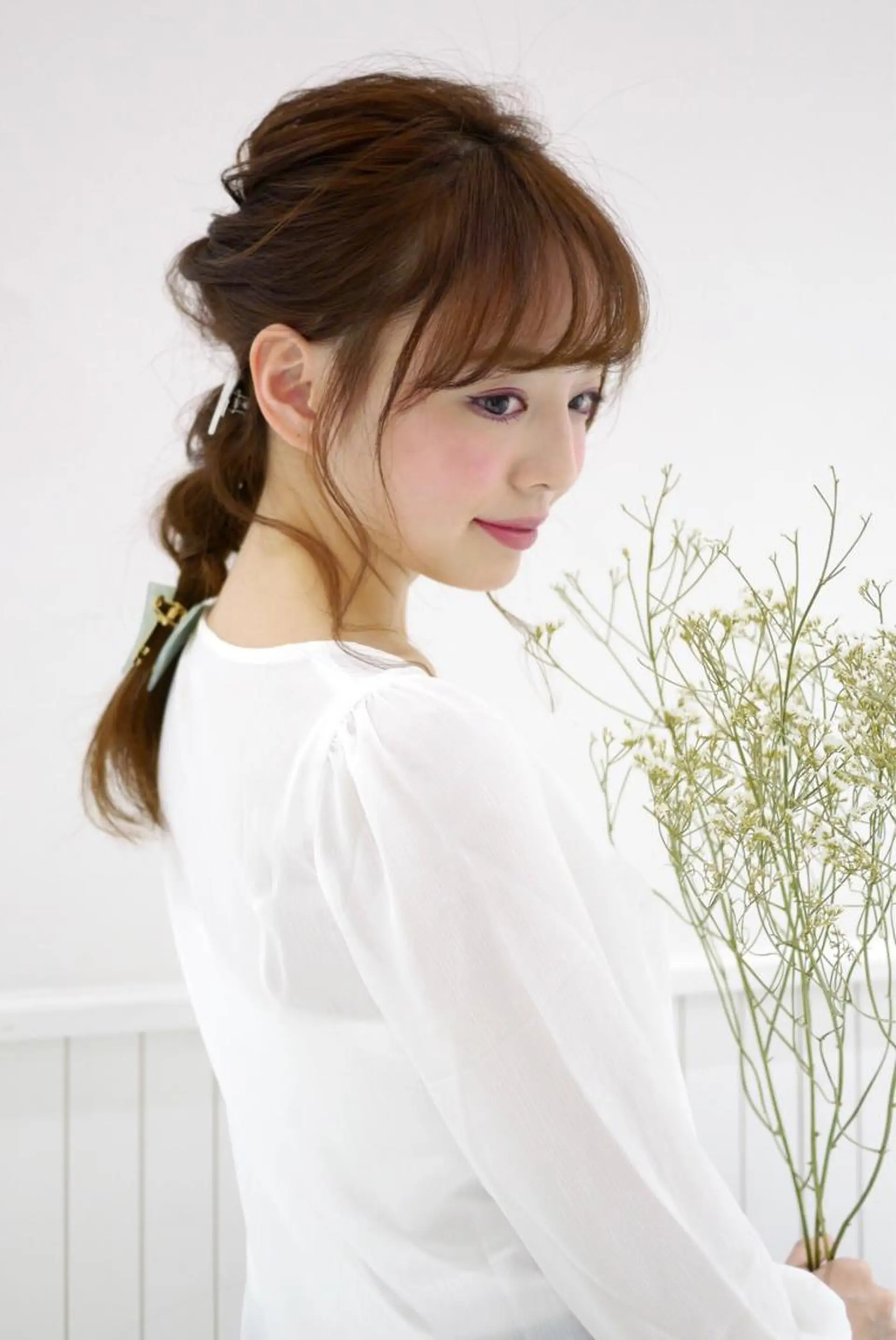 ヘアアレンジ ボブ 圧倒的美髪ストレート ツダケイタロウのヘアスタイル