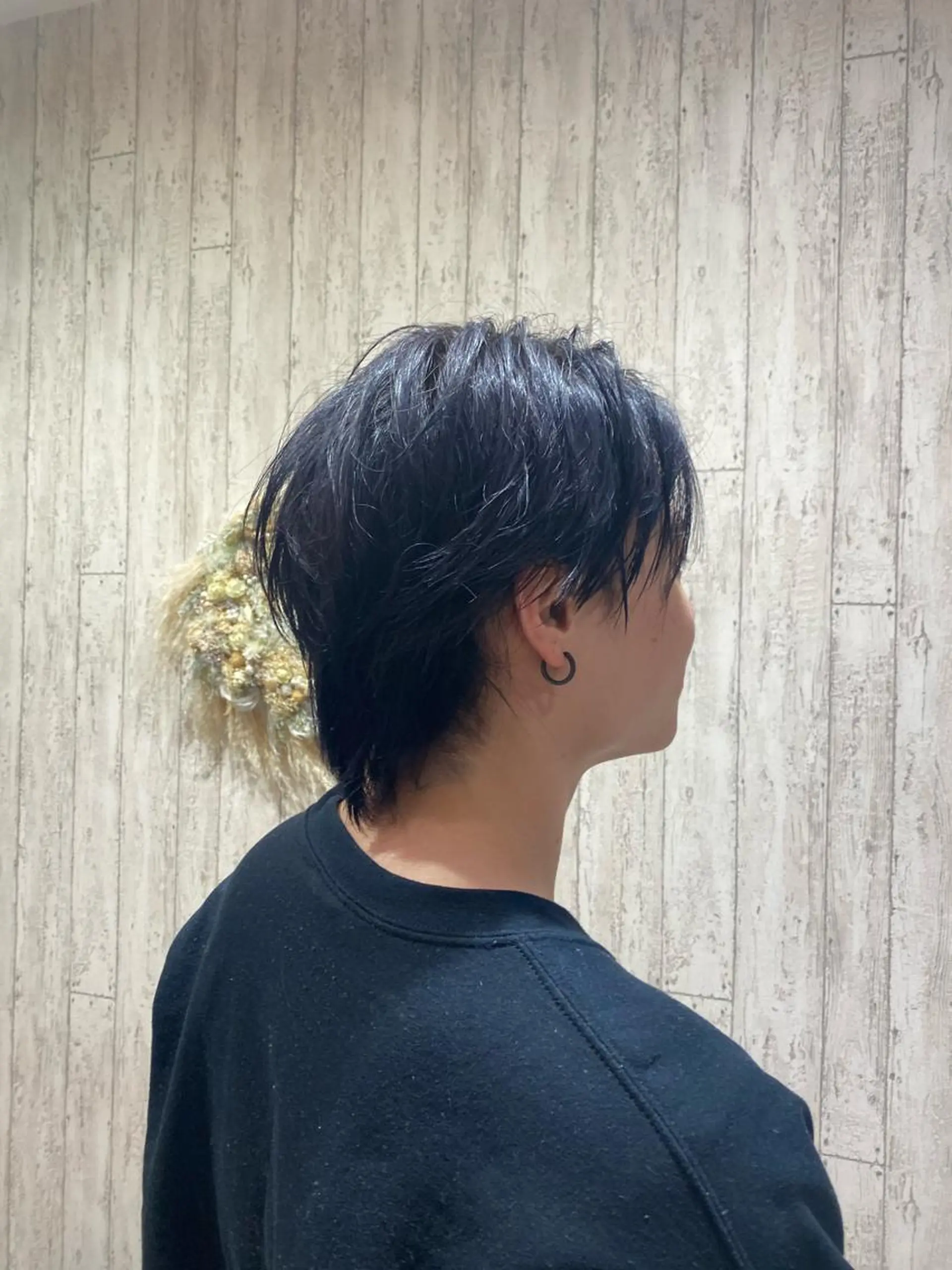 カラー メンズ ブルーカラー ネイビーカラー 🦋店長🦋 ほんさわ みずきのヘアスタイル