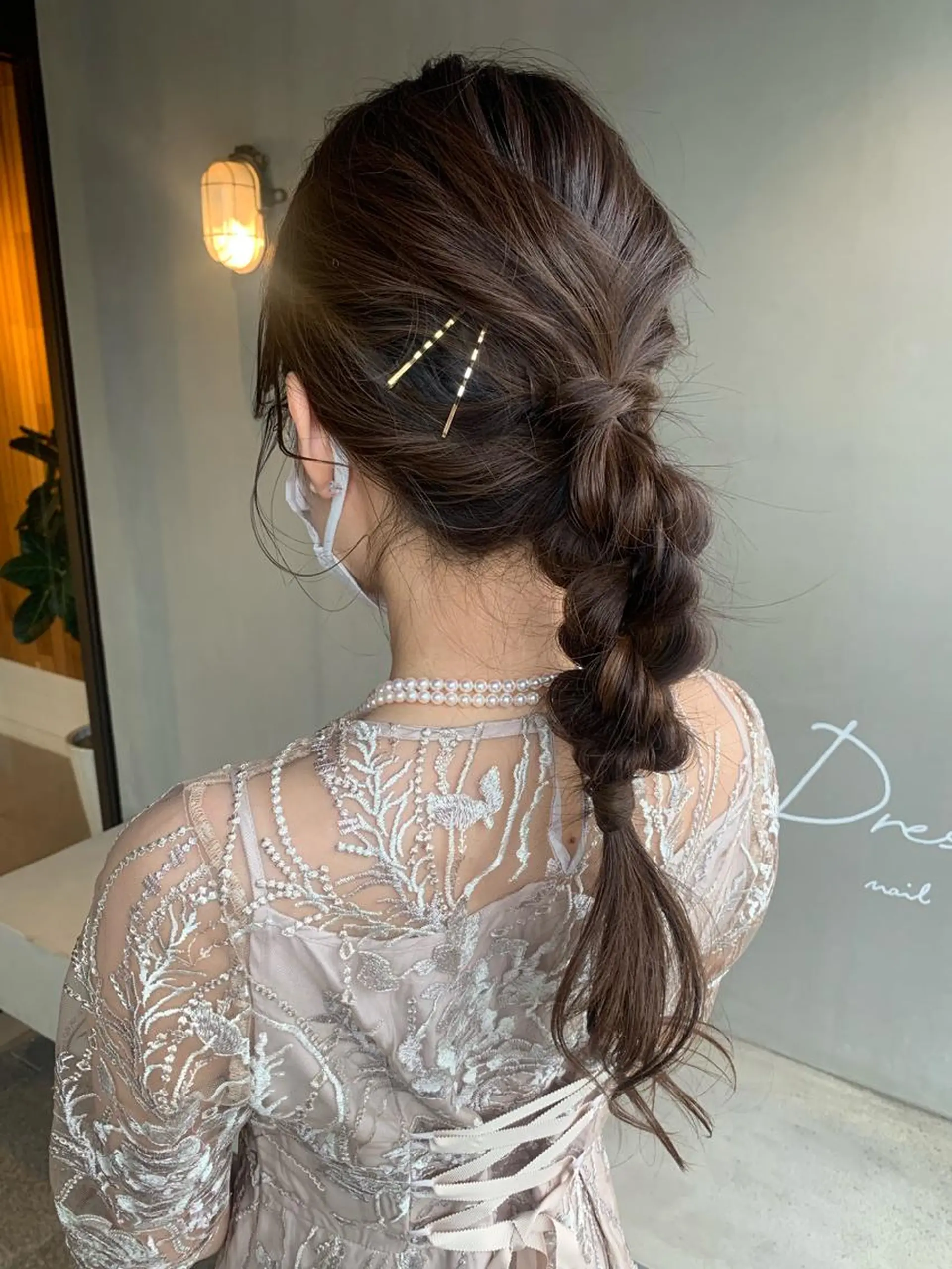 ロング ヘアアレンジ ヘアセット ブリーチ/アレンジ 天満/chihiroのヘアスタイル