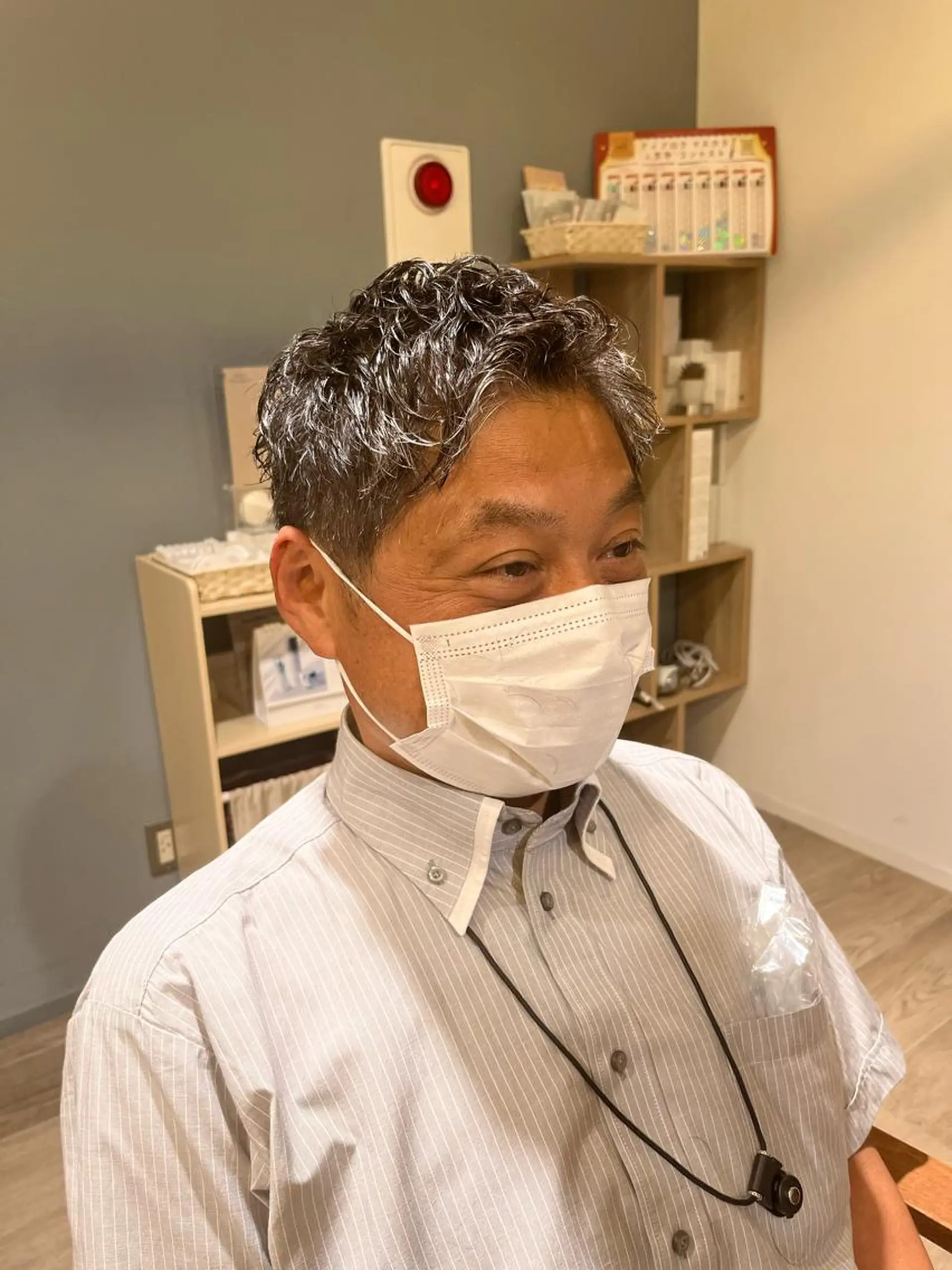 パーマ メンズ ビジネス メンズパーマ tata所属・メンズカット/ 外国人風/小嶺佑介のヘアスタイル