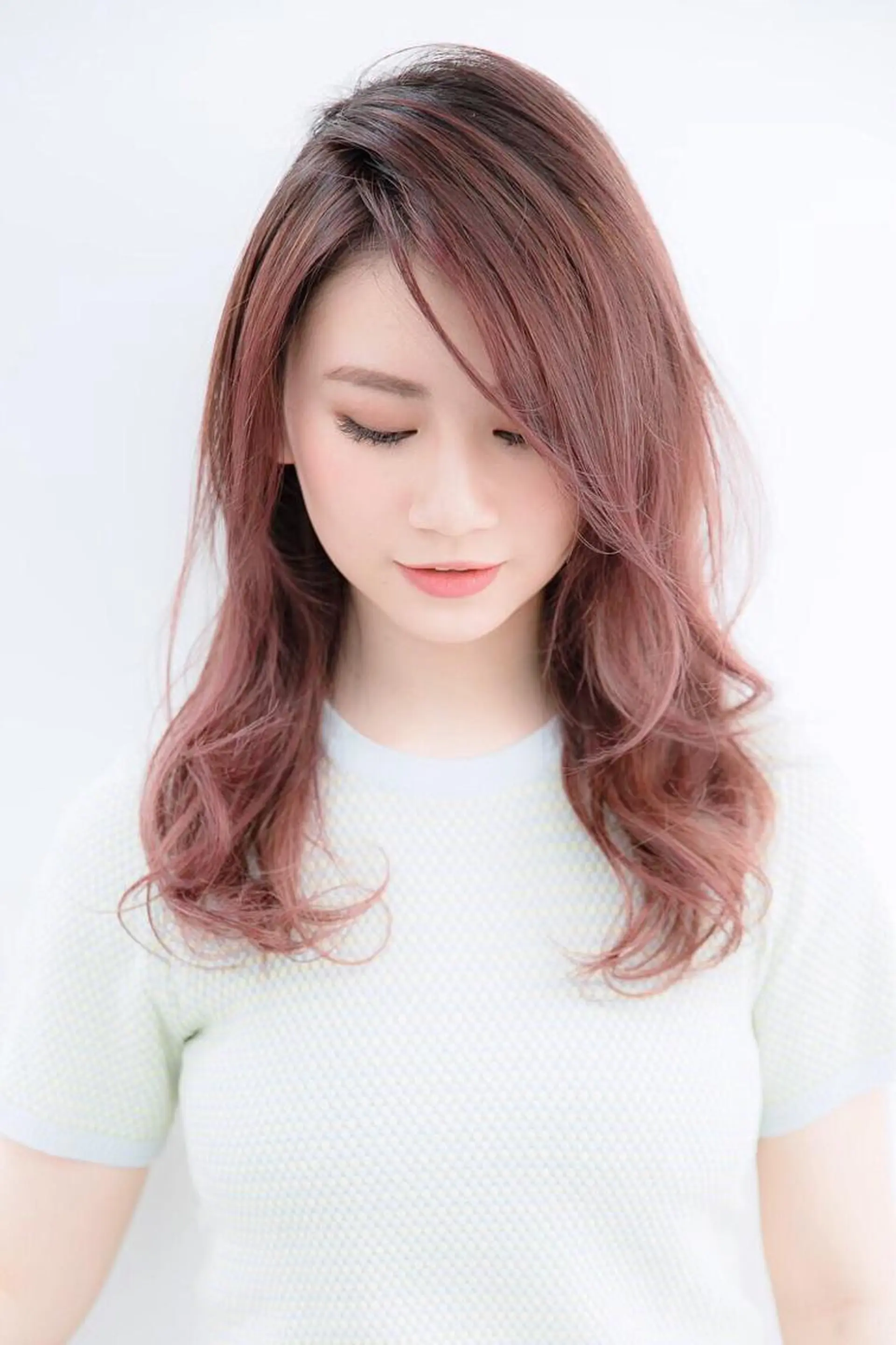 セミロング セミロングパーマ Lond enikaのヘアスタイル