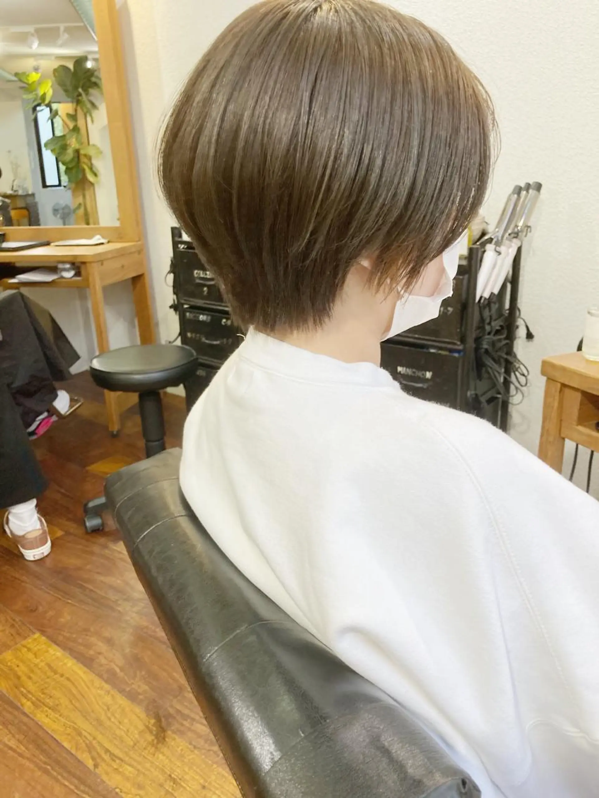 ショート カラー ベージュカラー ショートヘア 小木曽智美 /ボブ/ショートのヘアスタイル