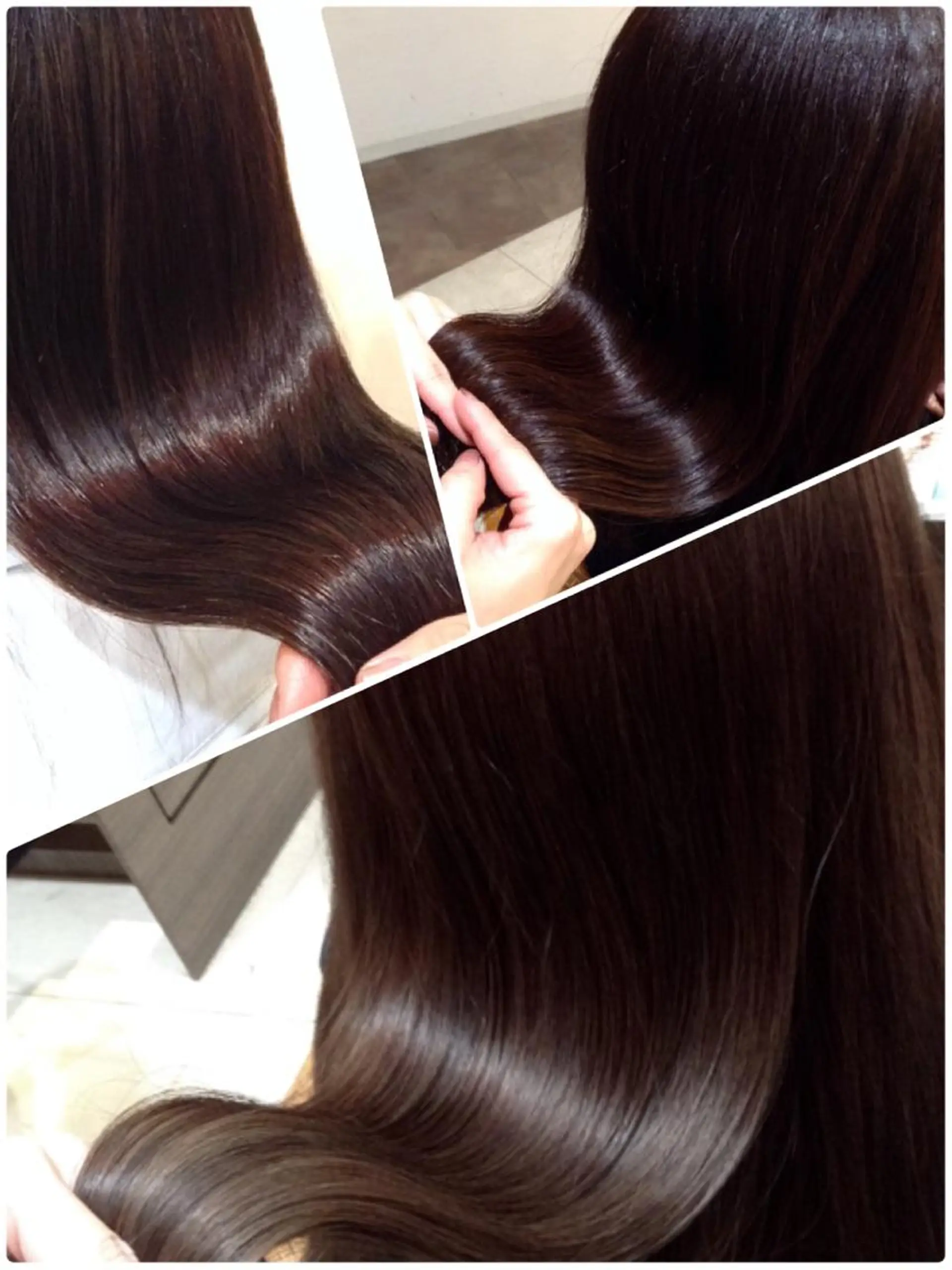 ロング ブリーチなしダブル/ レイヤーカット 小棹のヘアスタイル