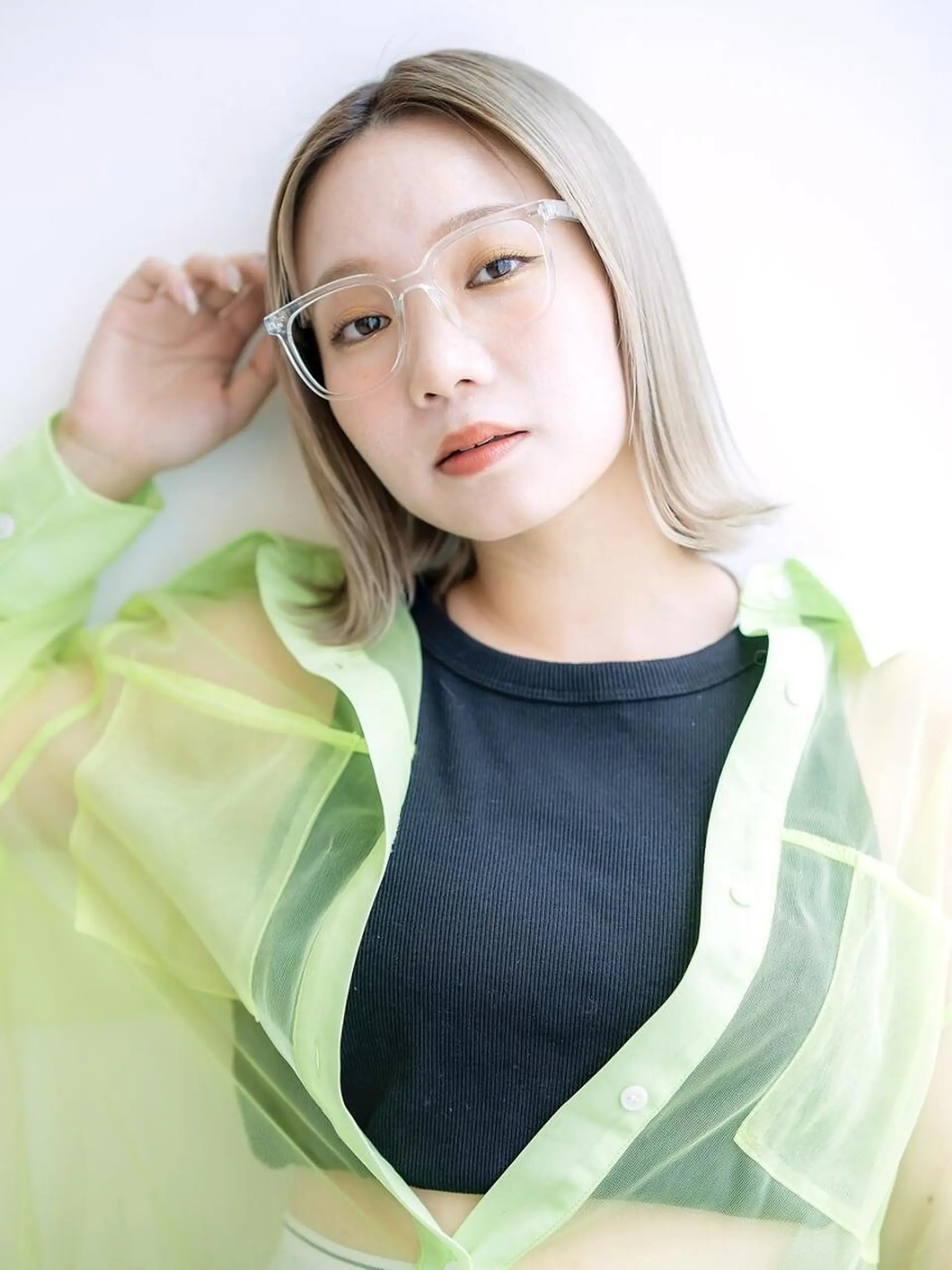 ショート カラー カット ヘアカラー トリートメント SOURCE 天王寺のヘアスタイル