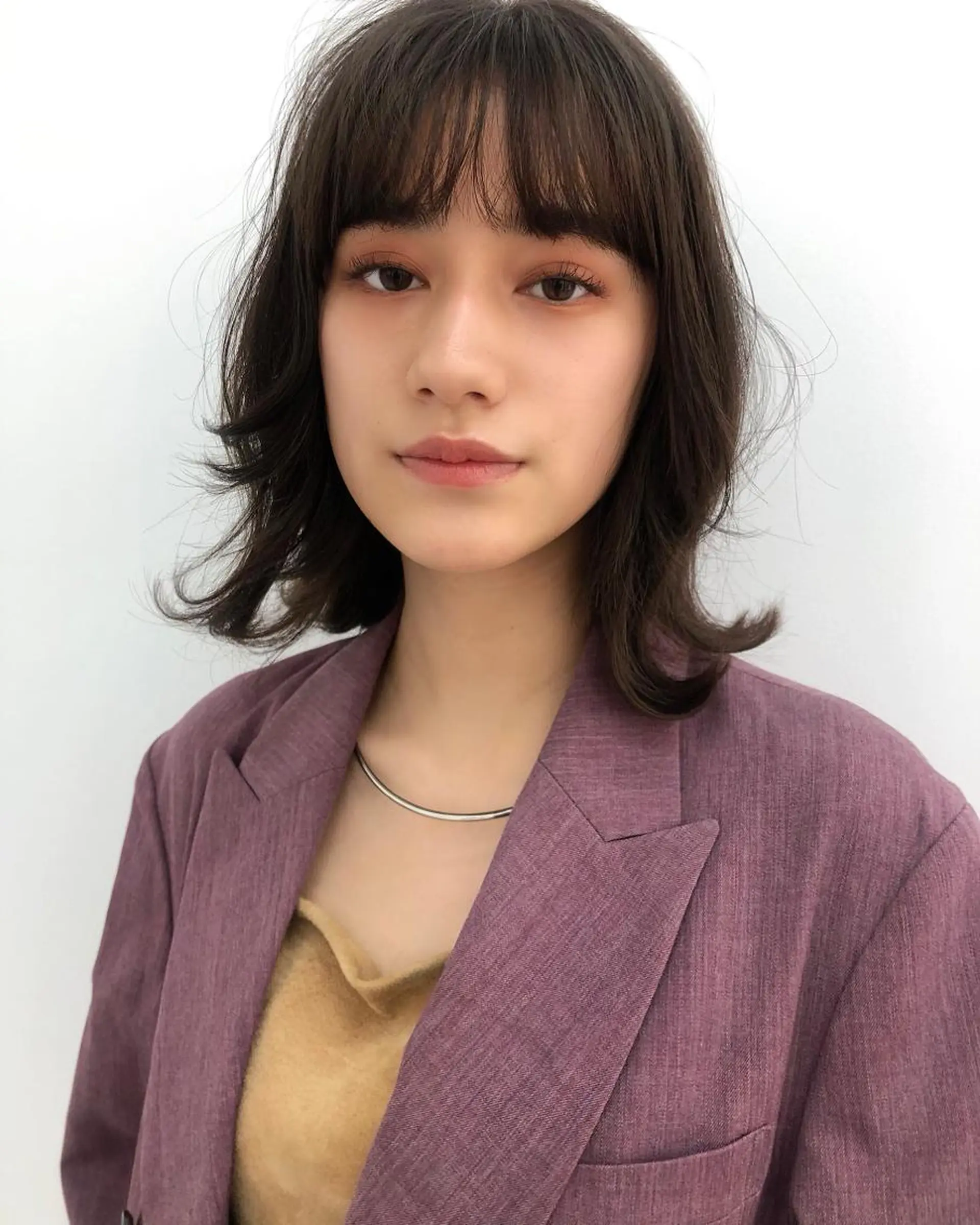 ミディアム カラー パーマ 💖美髪矯正💖 辻未侑のヘアスタイル