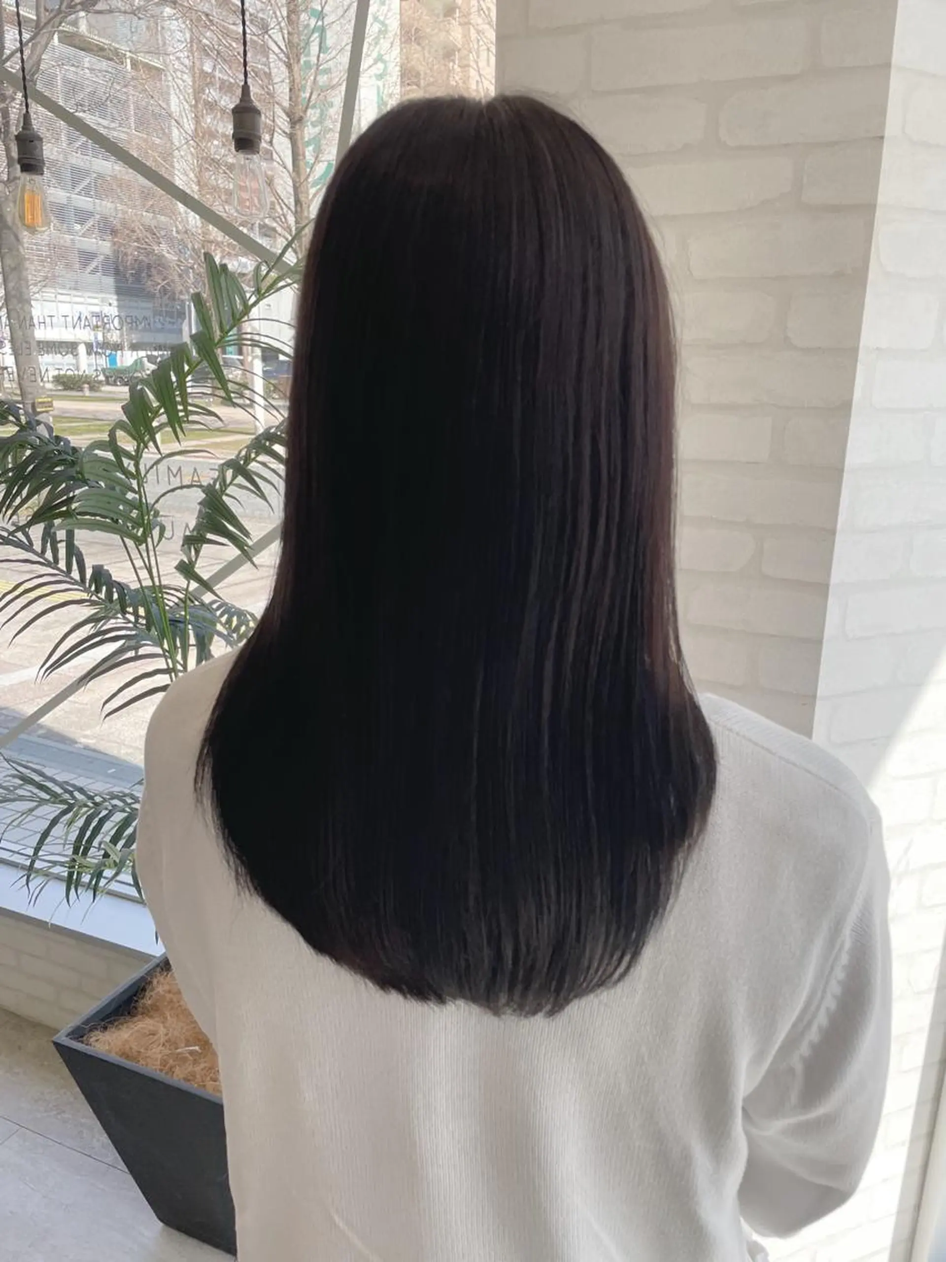 セミロング カラー ケアブリーチ /髪質 改善/古橋圭史郎のヘアスタイル