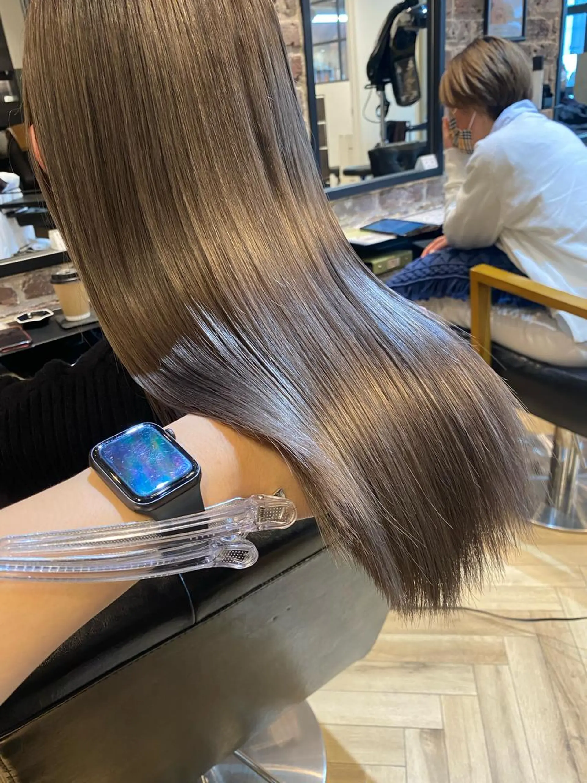 セミロング ヘアカラー トリートメント 大内田 凌馬のヘアスタイル